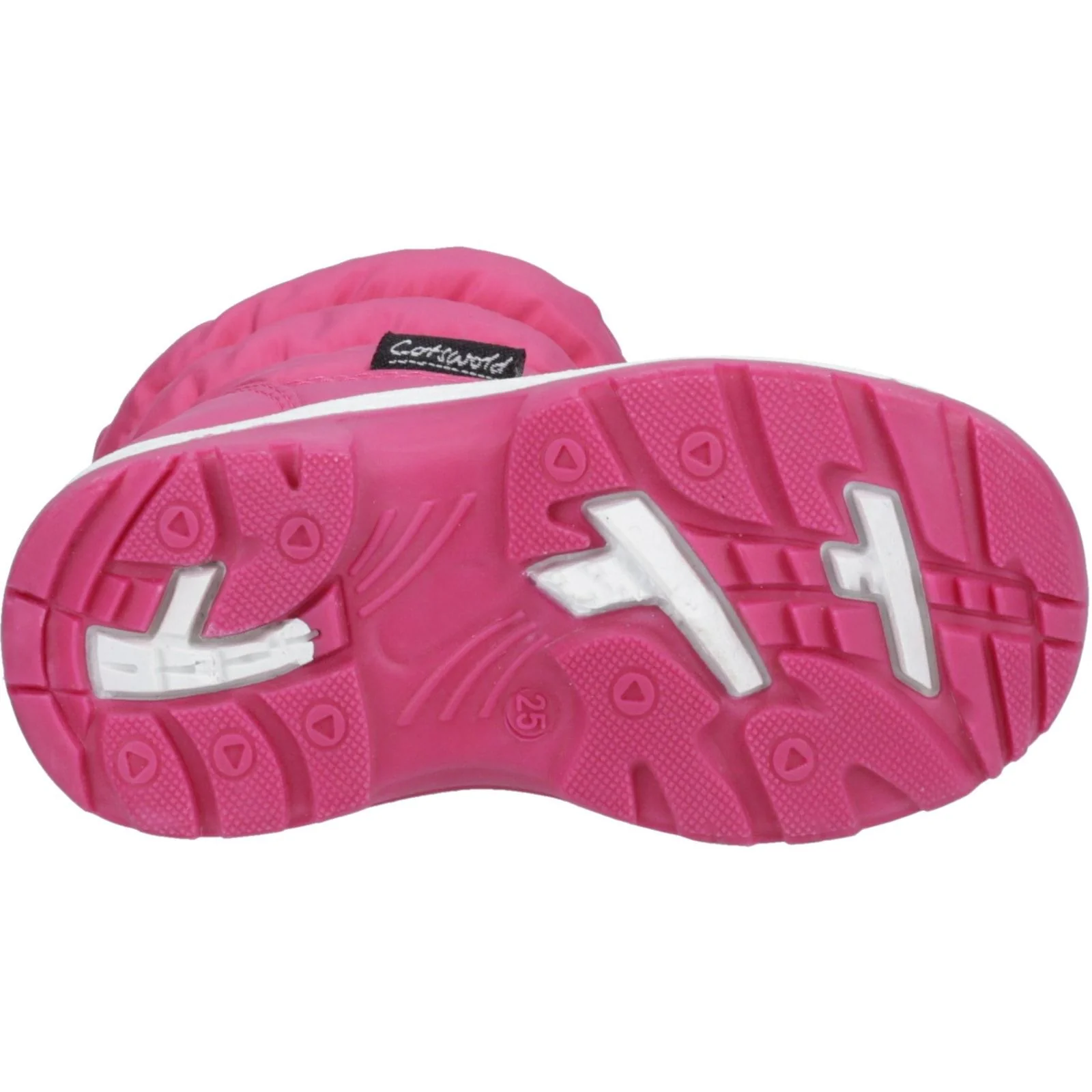 Cotswold Junior Girls Tirely Wellingtons Pink - Image 3