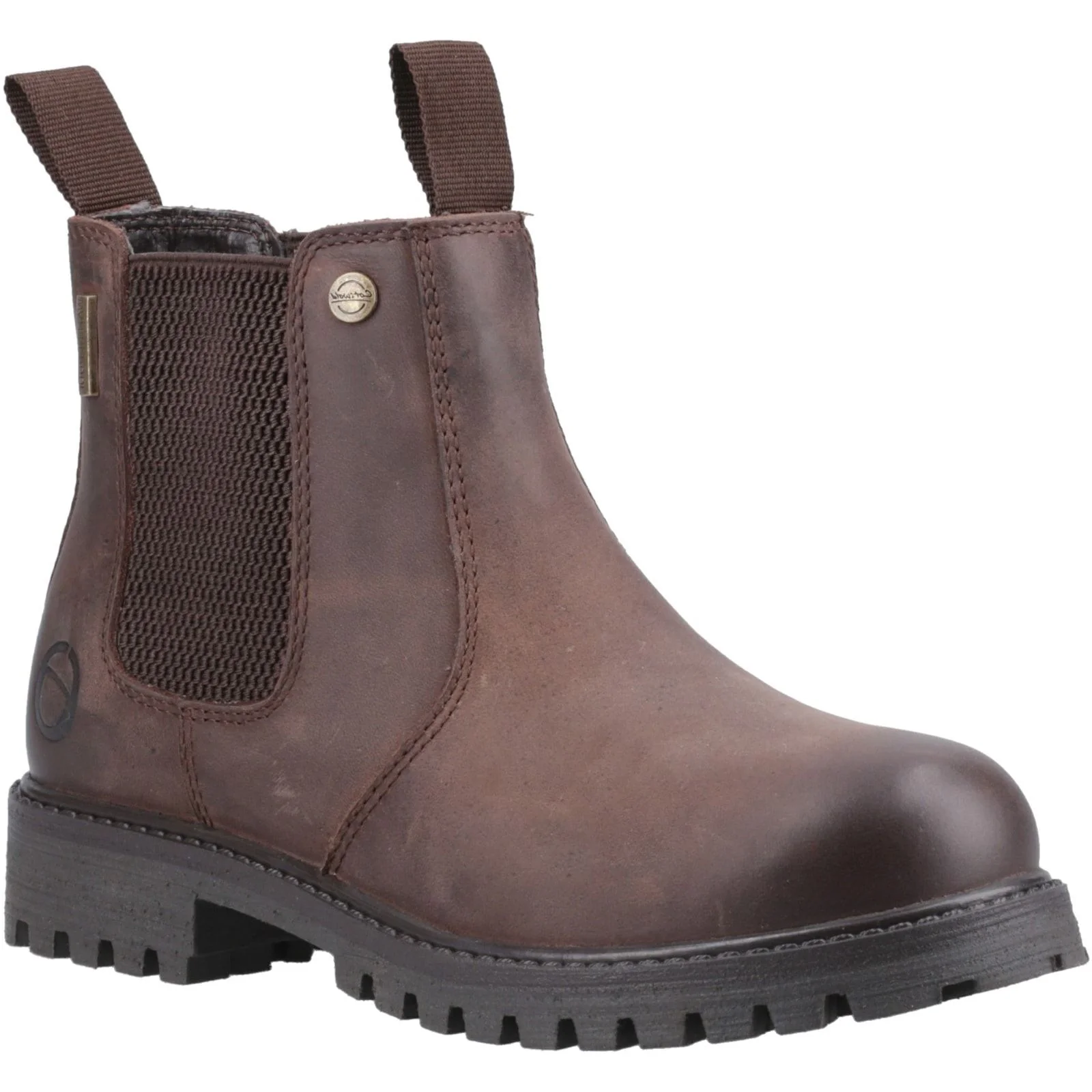 Cotswold Junior Kids Aston Pull On Dealer Boot Brown - Image 5