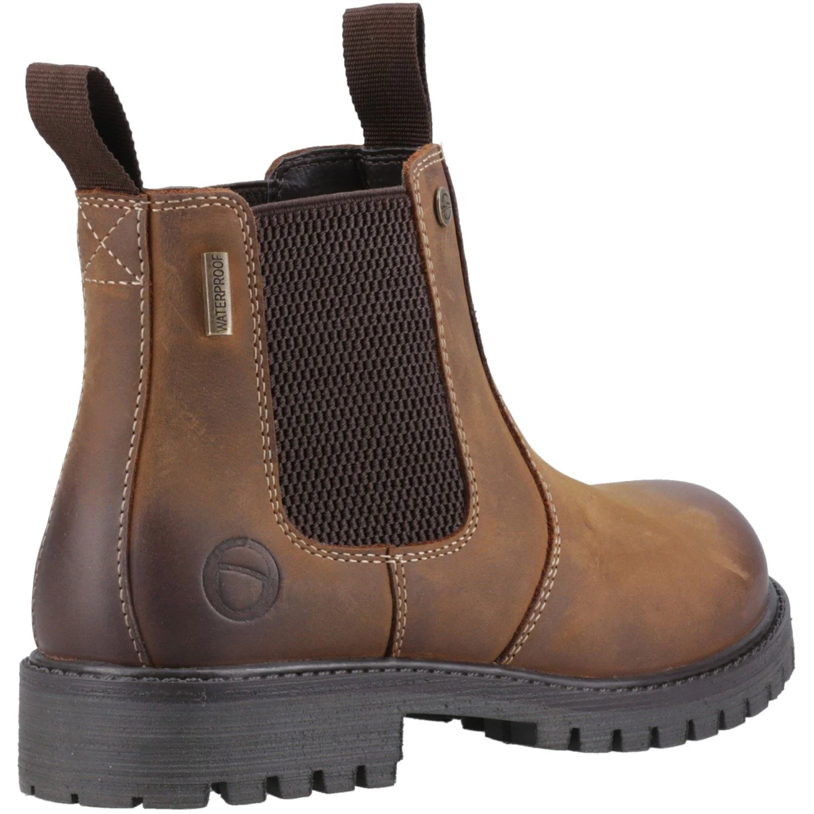 Cotswold Junior Kids Aston Pull On Dealer Boot Tan - Image 4