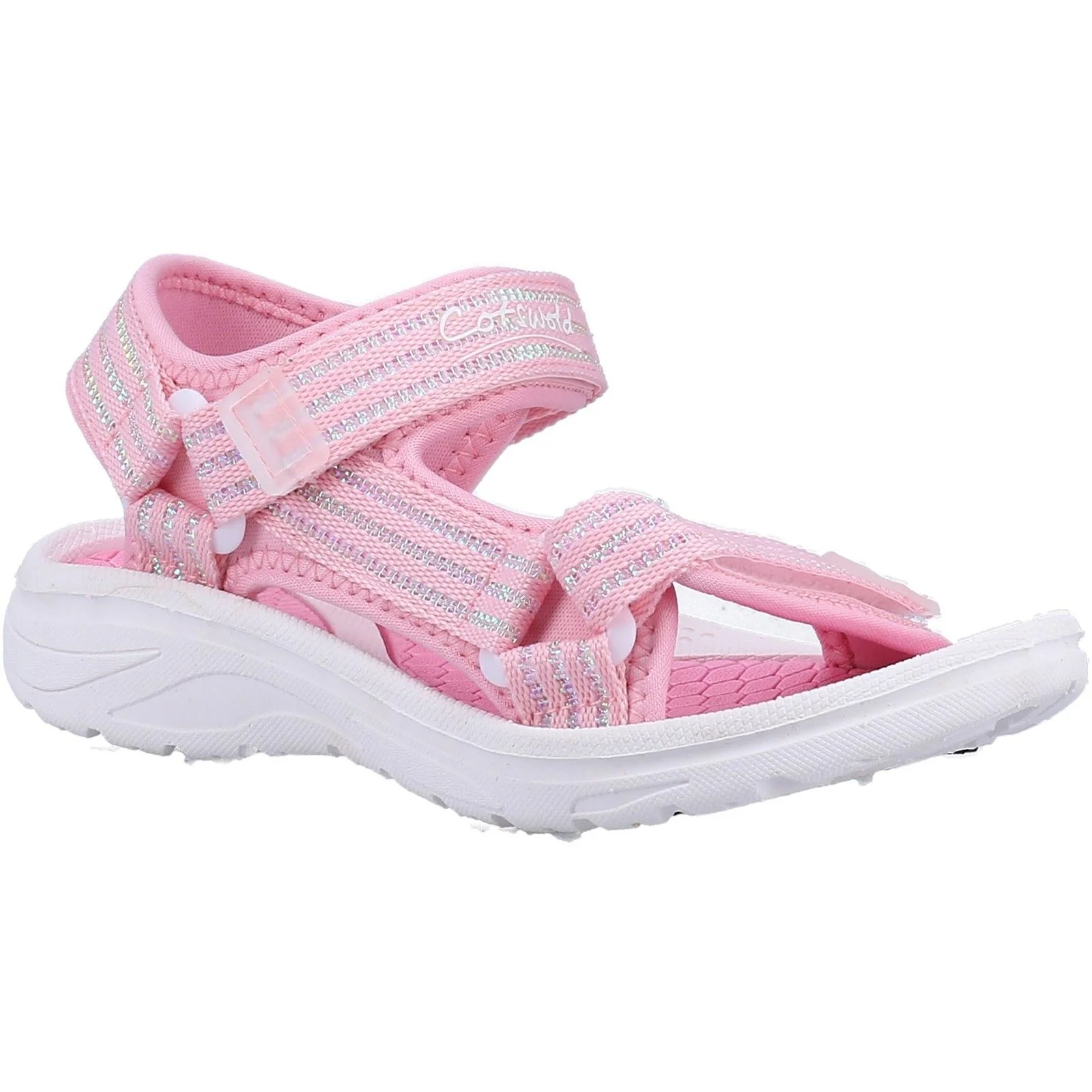 Cotswold Junior Kids Bodiam Recycled Sandal Pink - Image 4