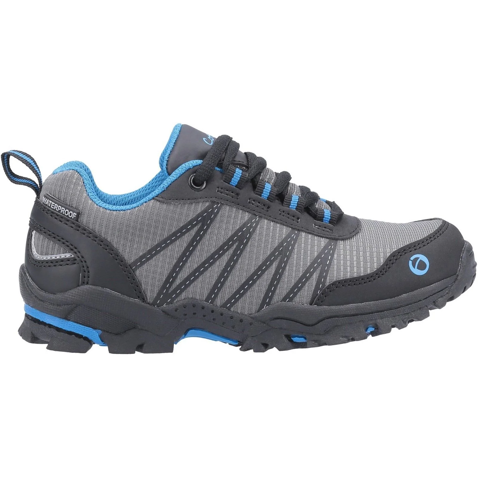 Cotswold Junior Kids Littledean Hiking Waterproof Boot Blue