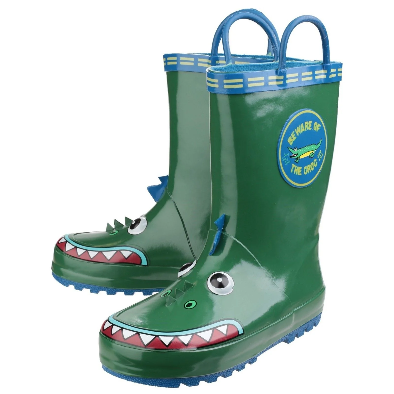 Cotswold Junior Kids Puddle Waterproof Pull On Boot Crocodile - Image 4