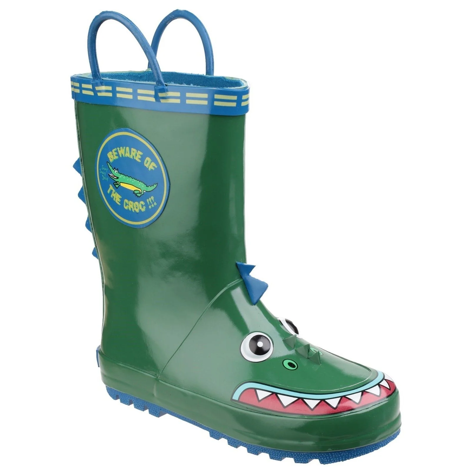 Cotswold Junior Kids Puddle Waterproof Pull On Boot Crocodile - Image 6