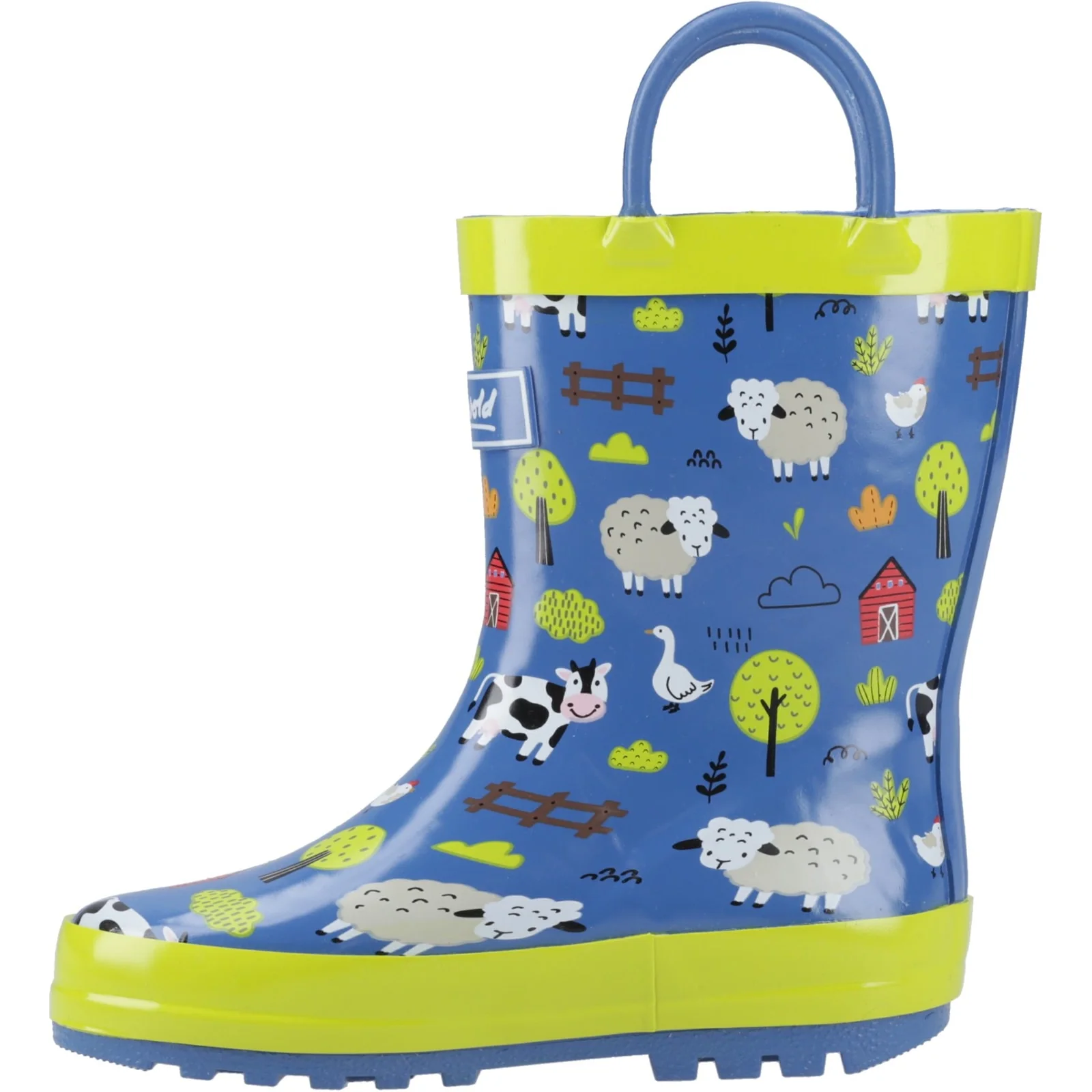 Cotswold Junior Kids Puddle Waterproof Pull On Boot Farm - Image 2