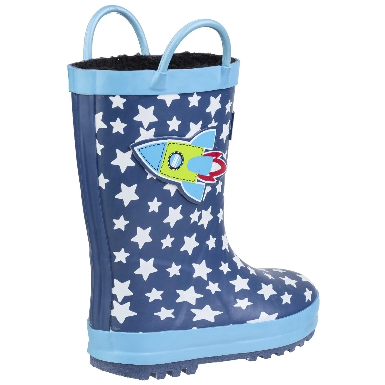 Cotswold Junior Kids Sprinkle Junior Wellington Boot Dark Blue - Image 3