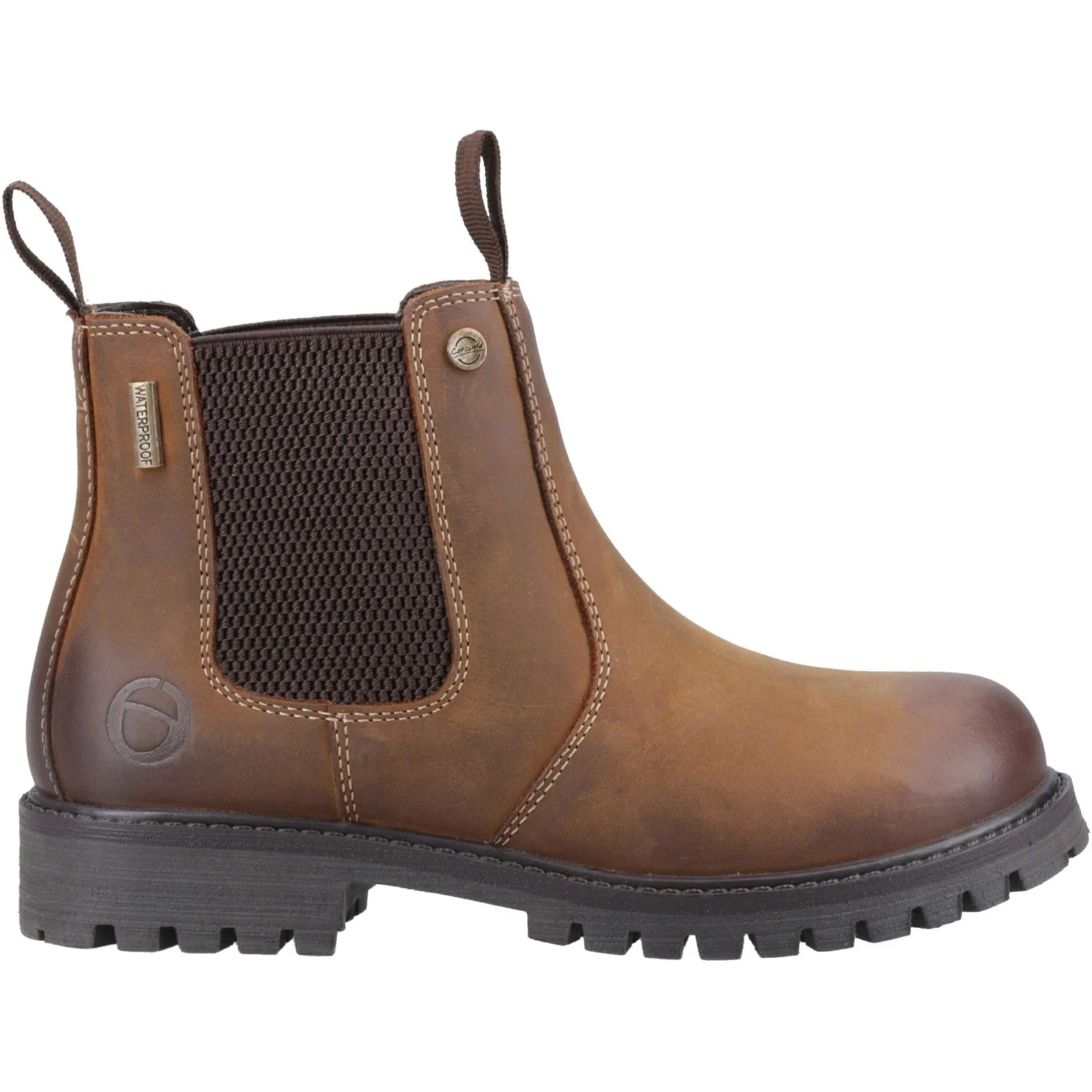 Cotswold Kids Aston Pull On Dealer Boot Tan