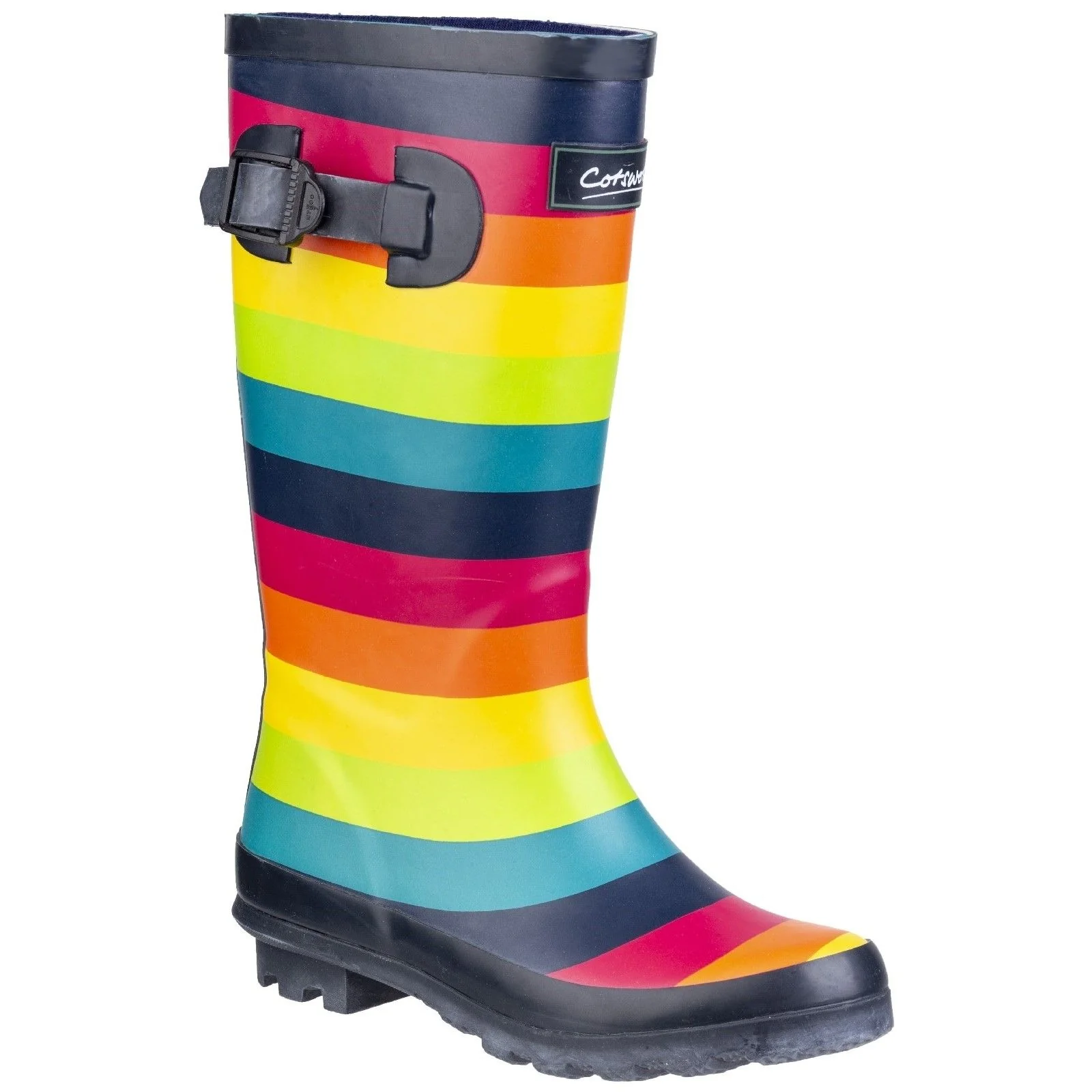 Cotswold Kids Rainbow Wellington Boot Multicoloured - Image 4