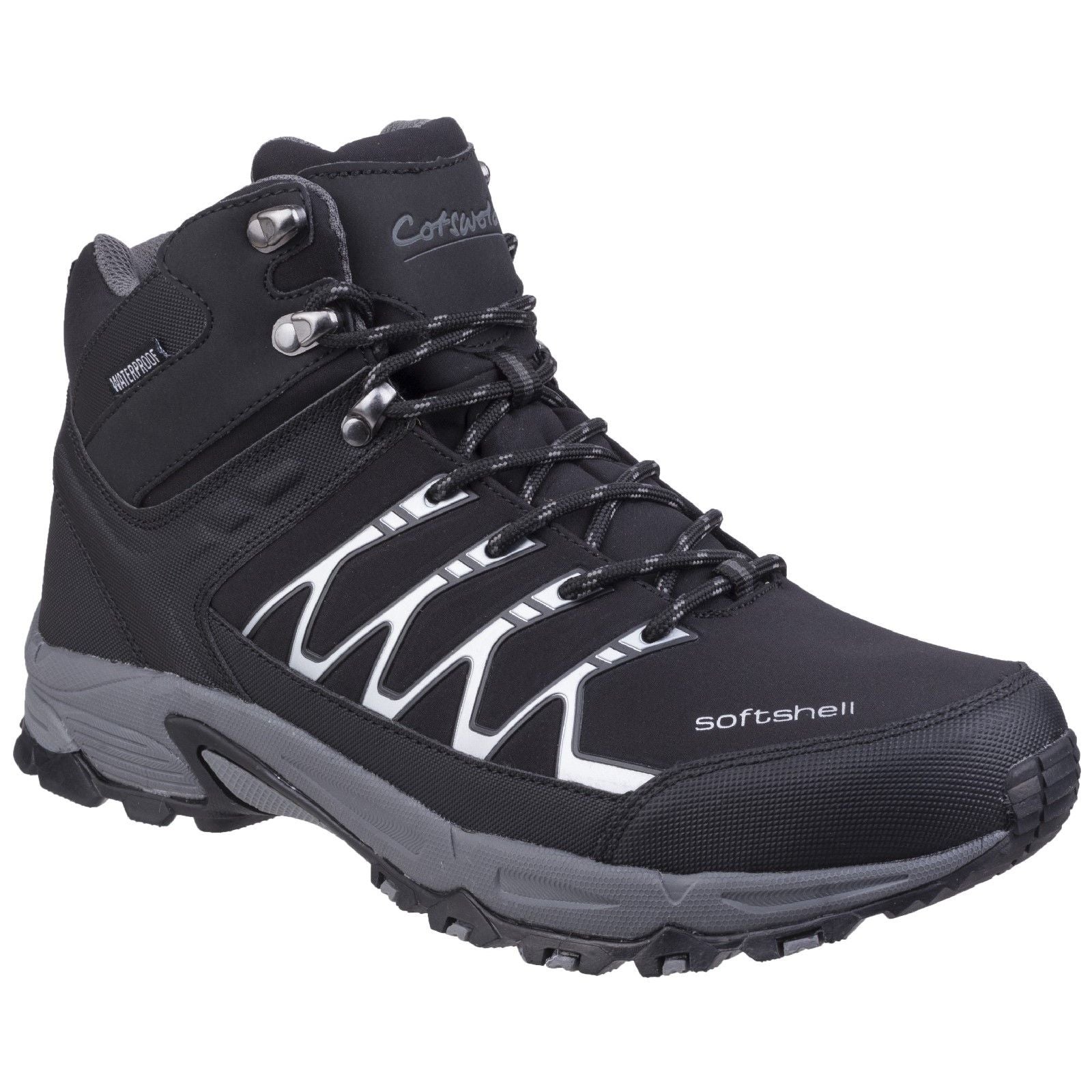 Cotswold Mens Abbeydale Mid Hiker Black/Grey - Image 4