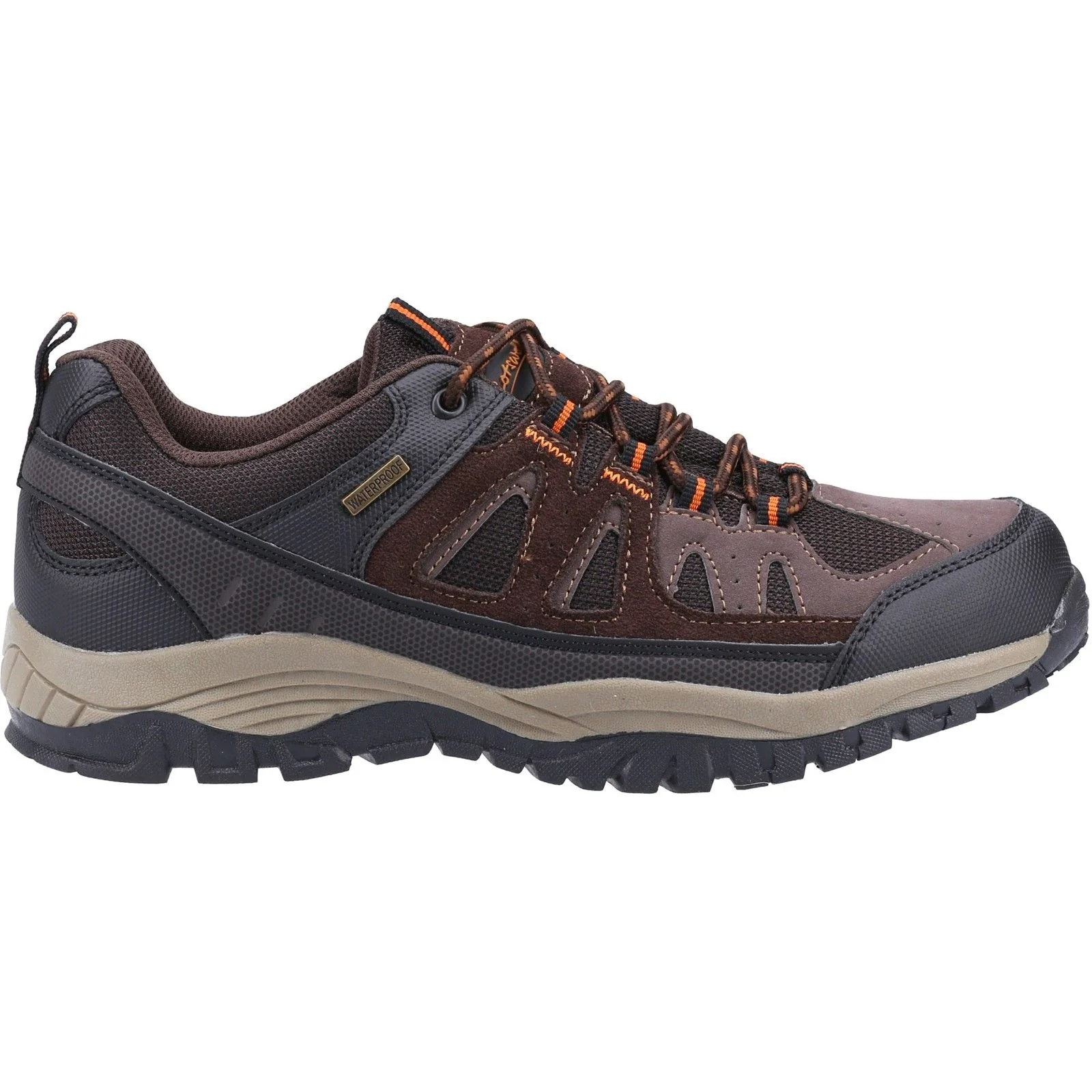 Cotswold Mens Maisemore Low Hiking Boot Brown