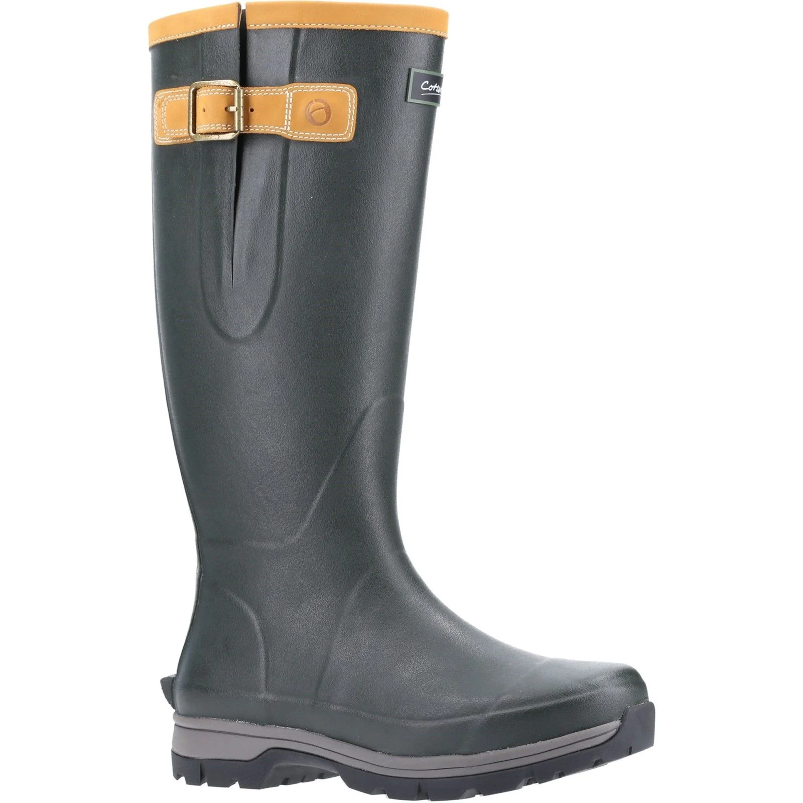 Cotswold Unisex Stratus Wellington Boot Green - Image 4
