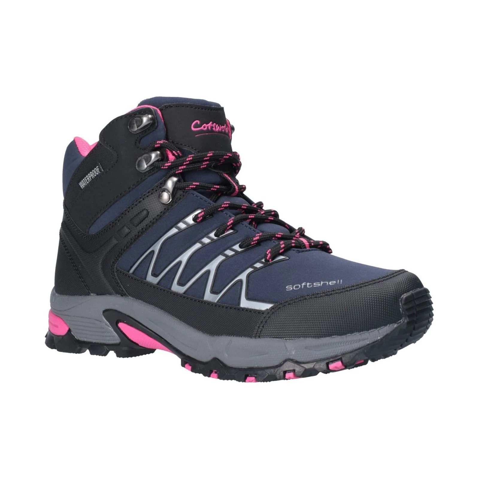 Cotswold Womens Abbeydale Mid Hiker Navy/Black/Fuchsia - Image 4