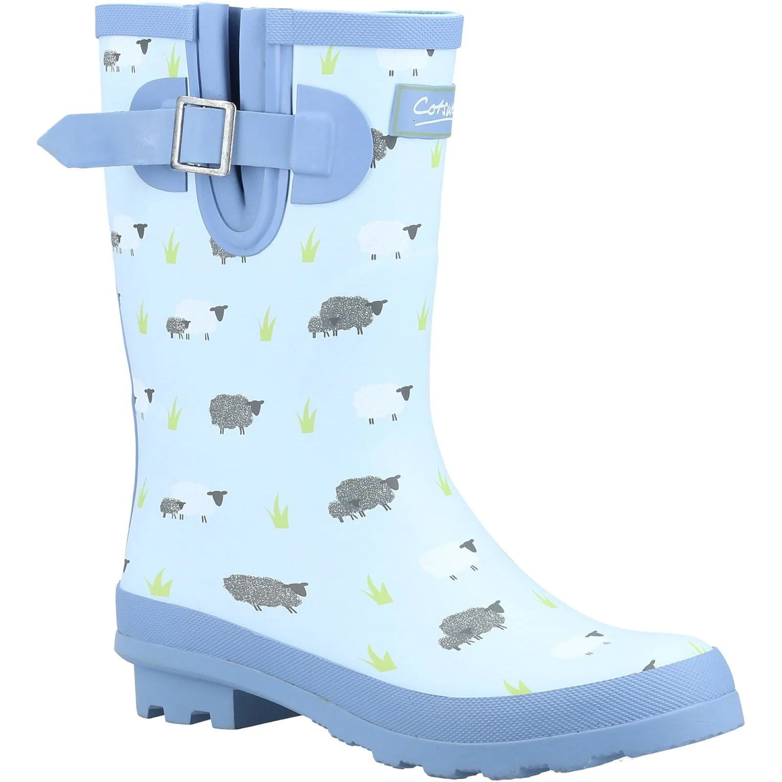 Cotswold Womens Farmyard Mid Wellington Sheep - Image 4