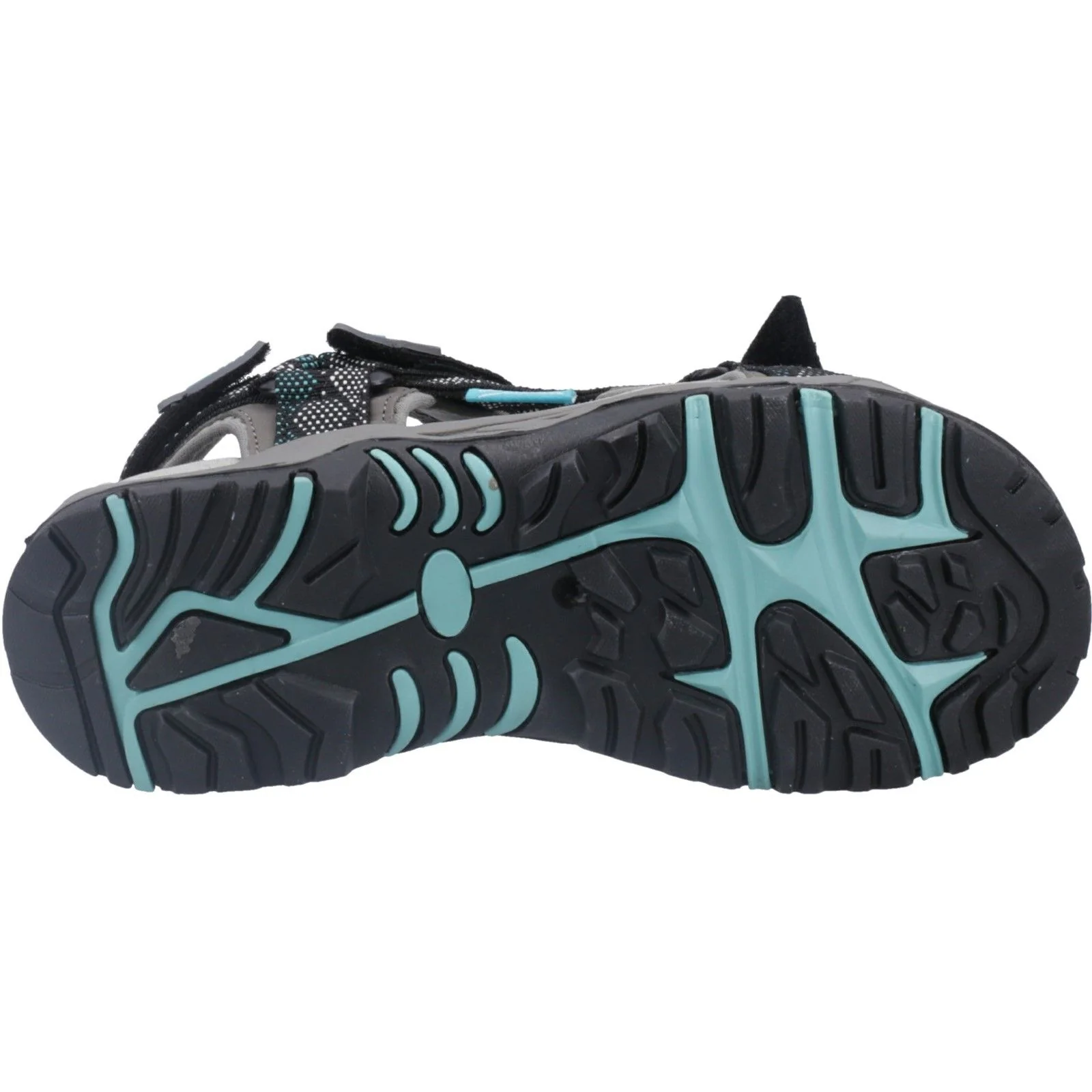 Cotswold Womens Foxcote Sandals Grey/Turquoise - Image 3