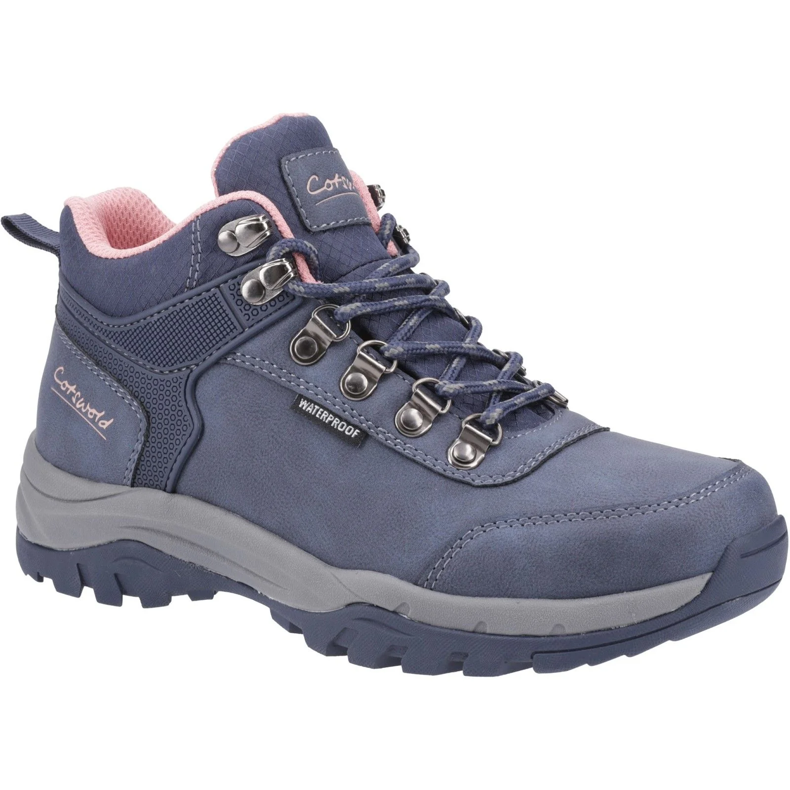 Cotswold Womens Overbury Hiking Boots Navy - Image 5
