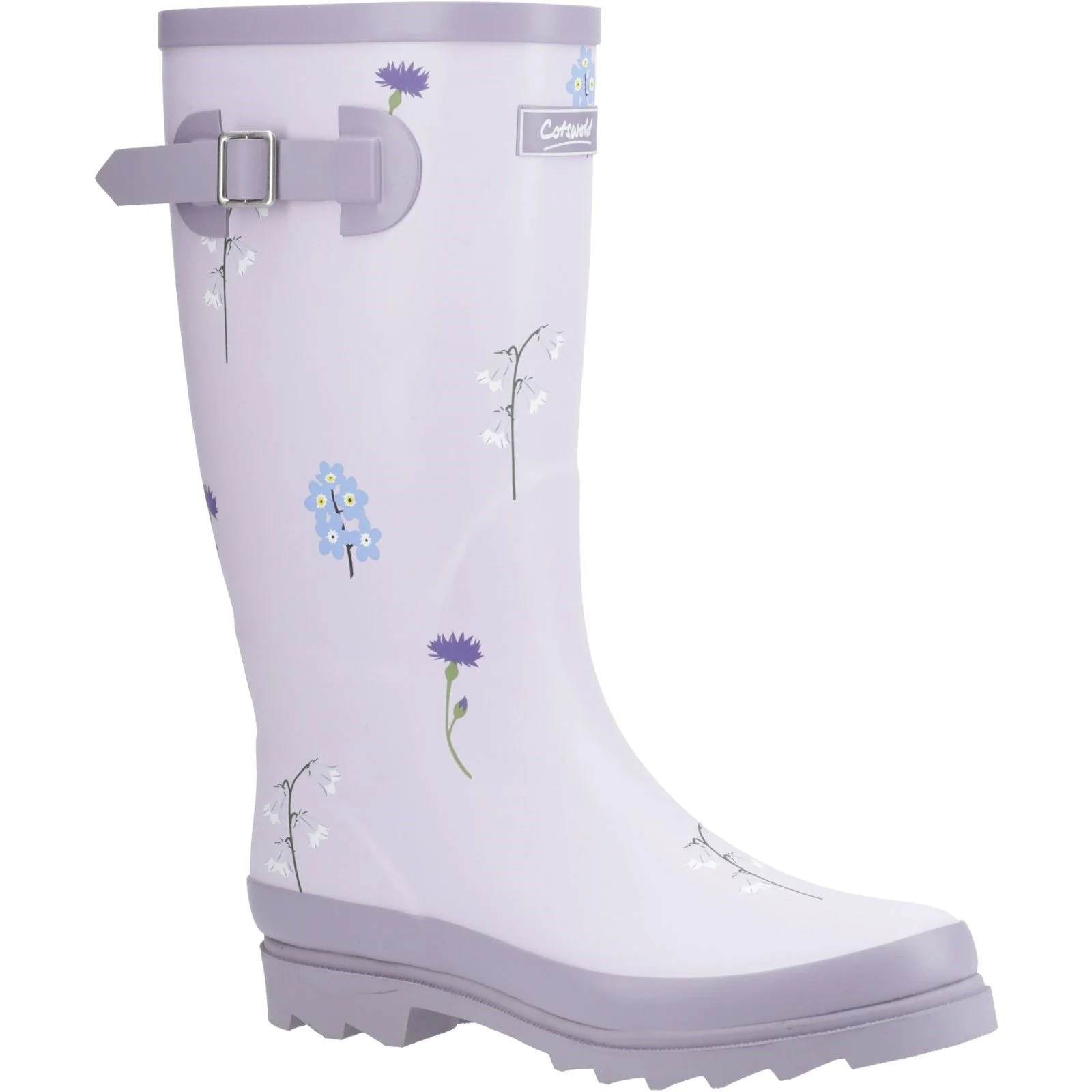 Cotswold Womens Wildflower Tall Wellingtons Lilac - Image 5