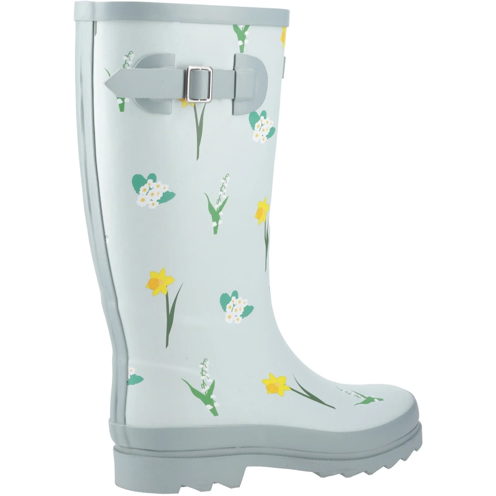 Cotswold Womens Wildflower Tall Wellingtons Mint - Image 3