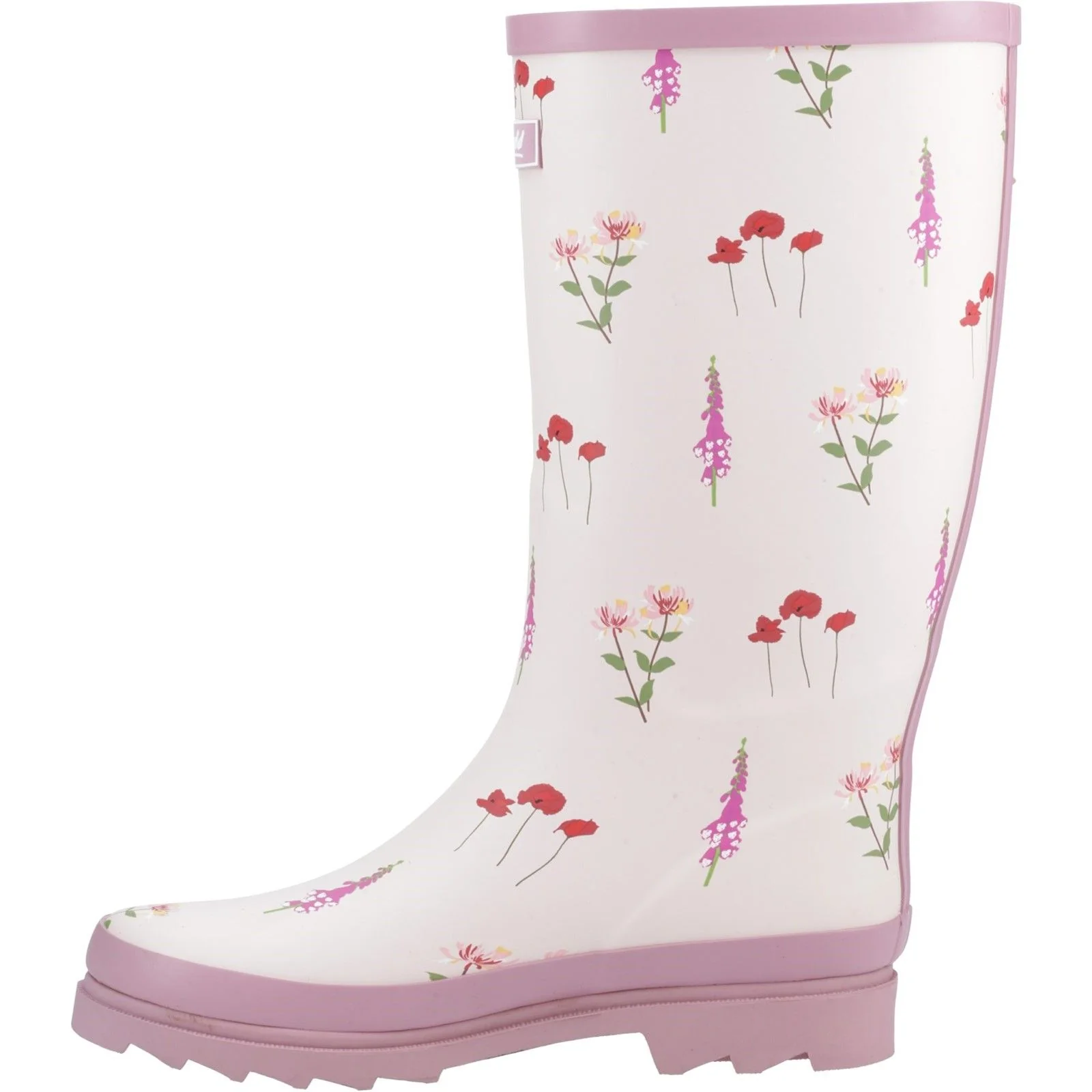 Cotswold Womens Wildflower Tall Wellingtons Pink - Image 2