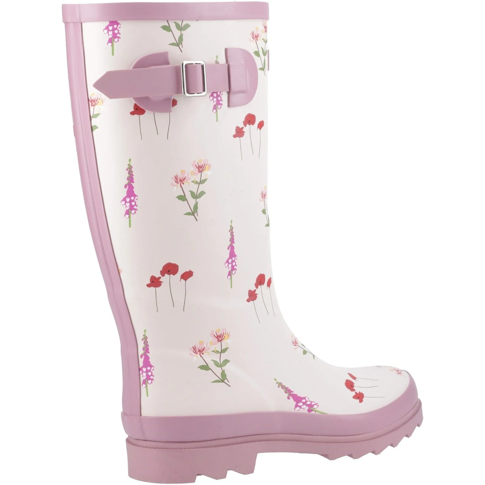 Cotswold Womens Wildflower Tall Wellingtons Pink - Image 4
