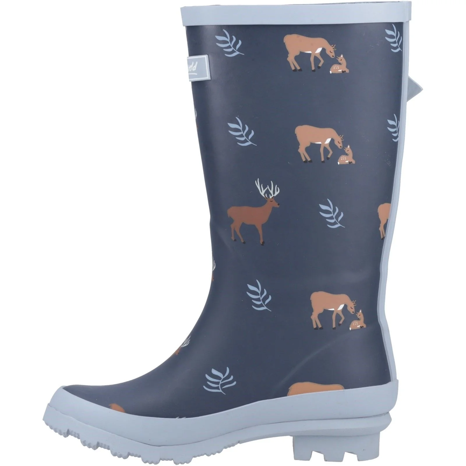 Cotswold Womens Woodland Mid Wellingtons Deers - Image 2