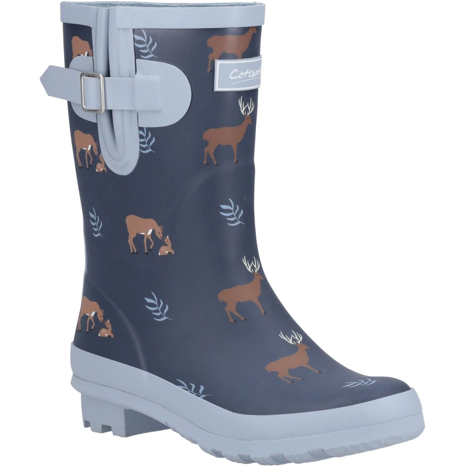Cotswold Womens Woodland Mid Wellingtons Deers - Image 5