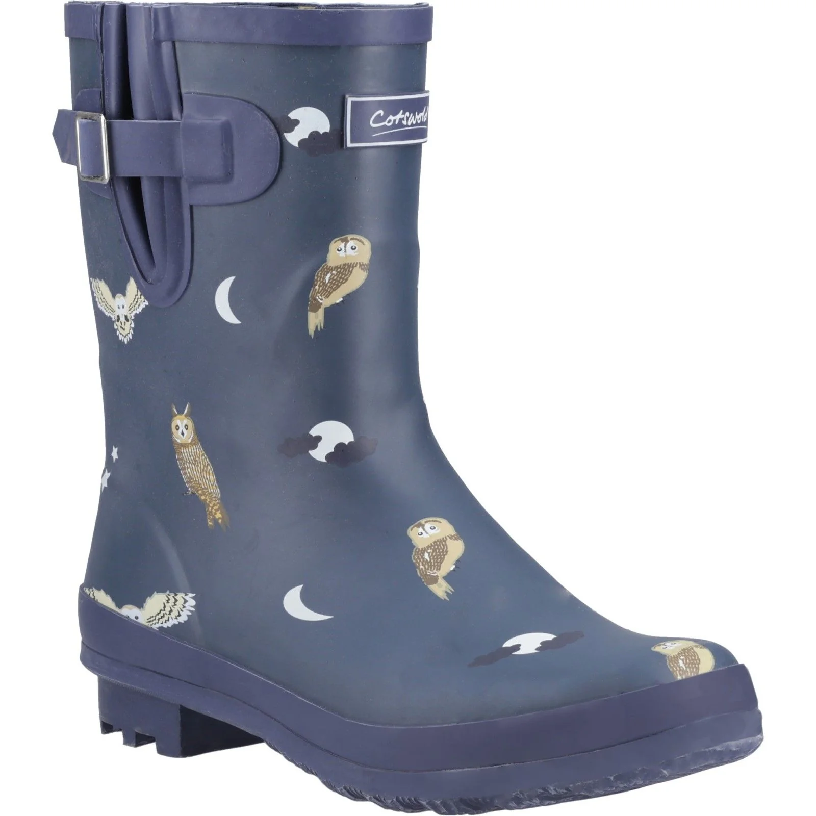 Cotswold Womens Woodland Mid Wellingtons Owls - Image 5