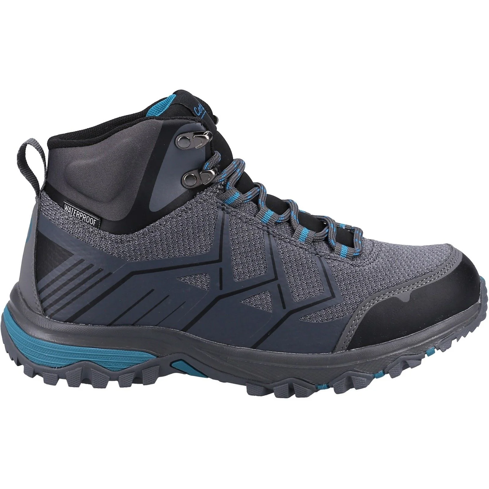 Cotswold Womens Wychwood Recycled Hiking Boots Grey/Blue