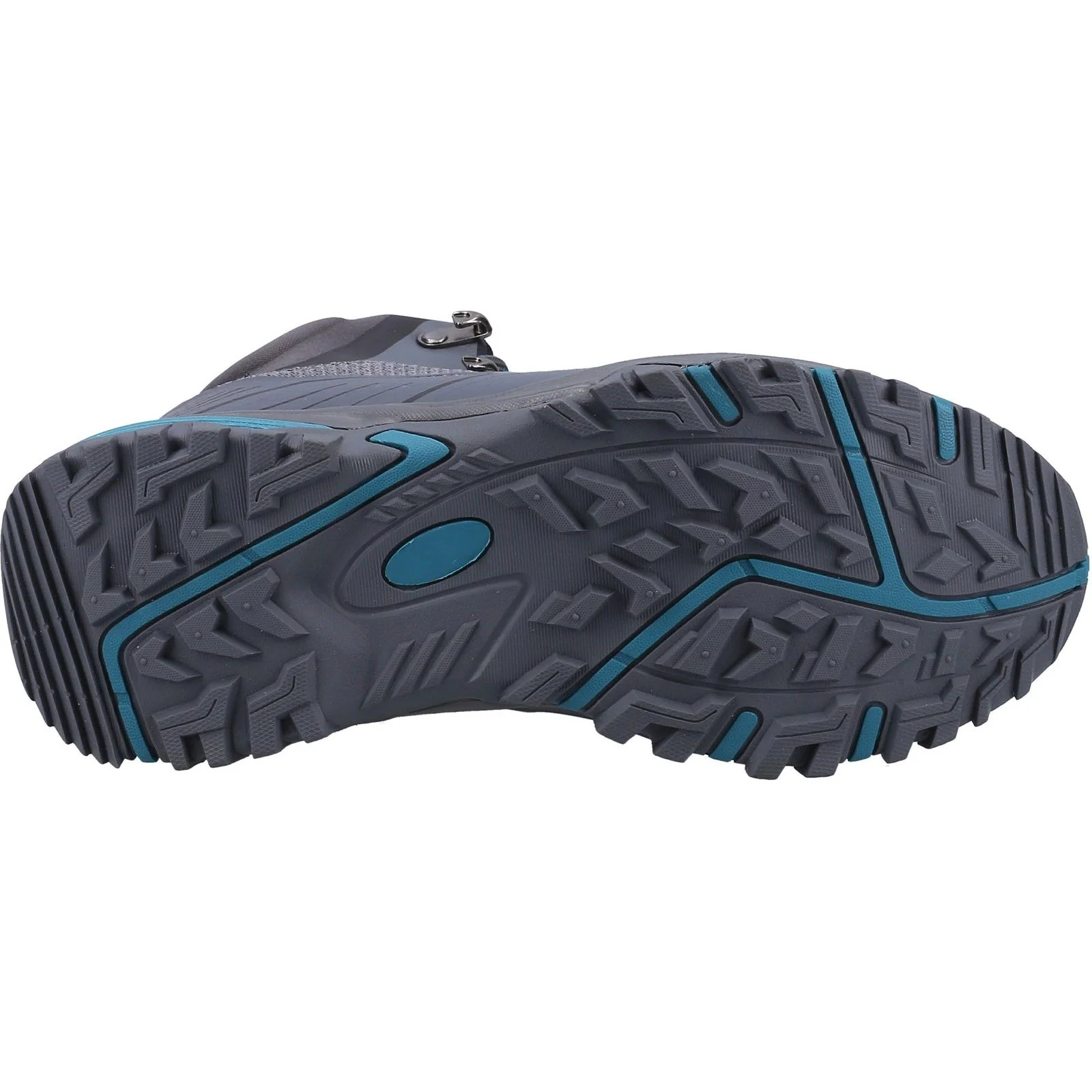 Cotswold Womens Wychwood Recycled Hiking Boots Grey/Blue - Image 2