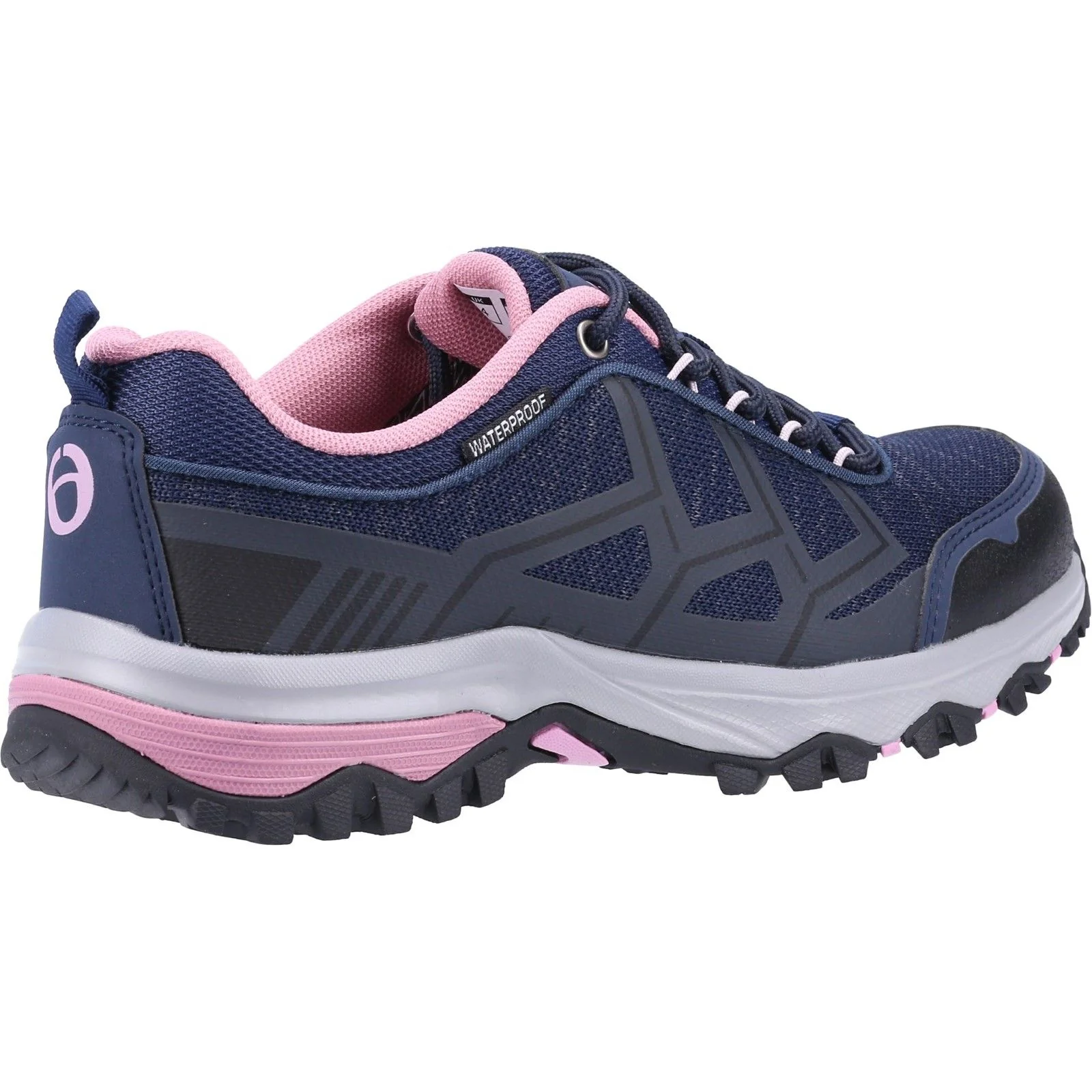 Cotswold Womens Wychwood Recycled Walking Shoe Navy/Pink - Image 3
