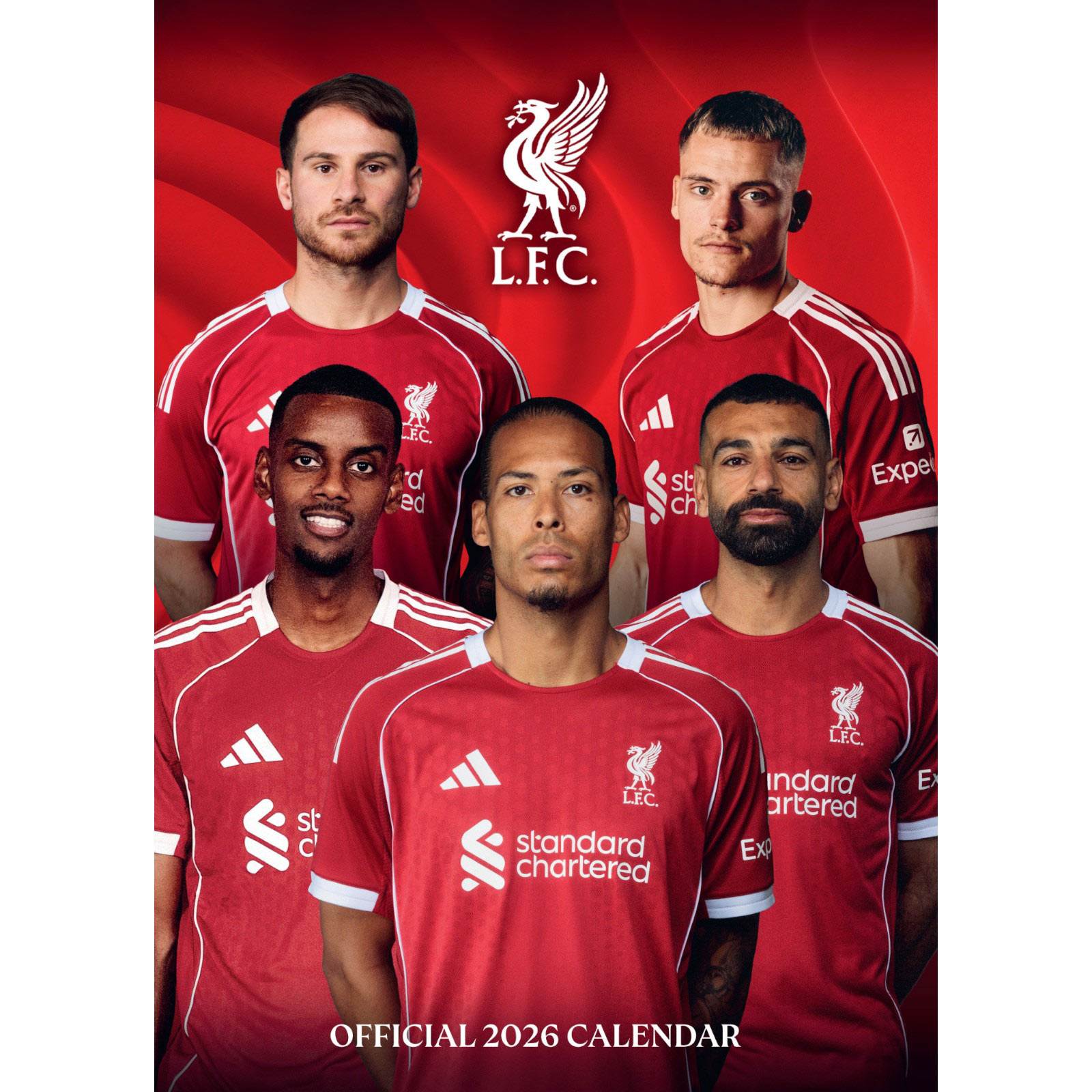 Daricia Liverpool FC 2026 Football Wall Calendar