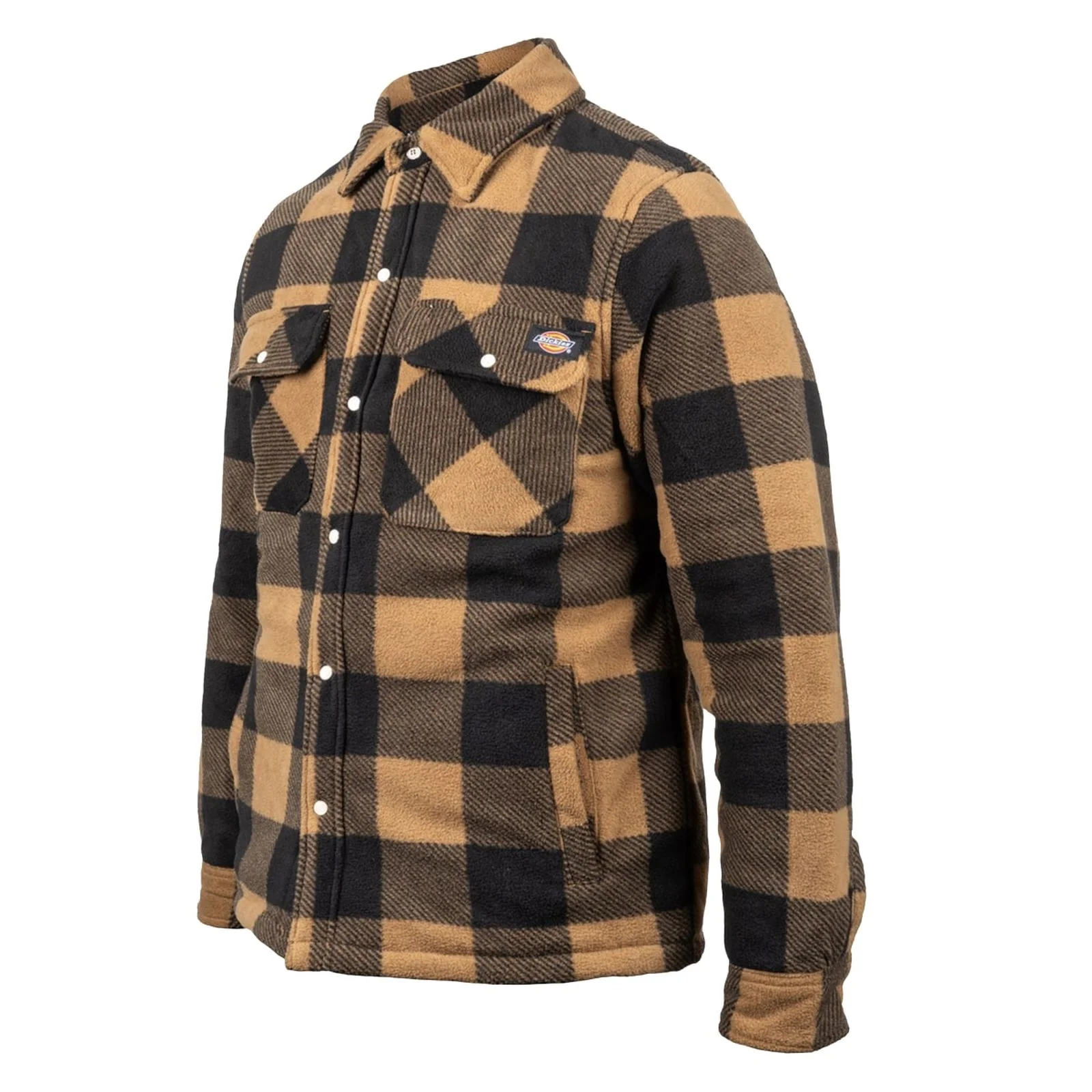 Dickies Mens Portland Shirt Khaki - Image 3