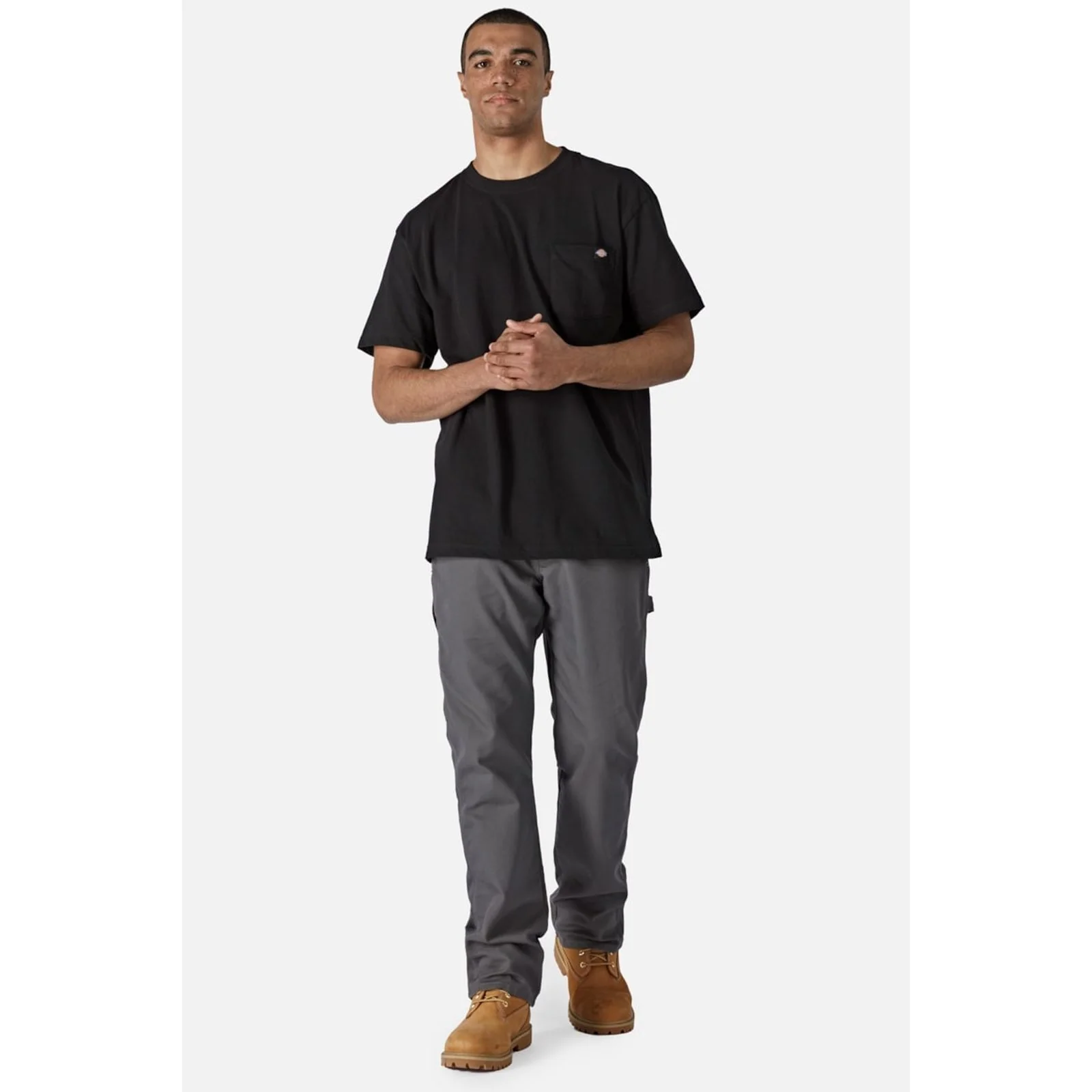 Dickies Mens Short Sleeve Cotton T-Shirt Black - Image 3
