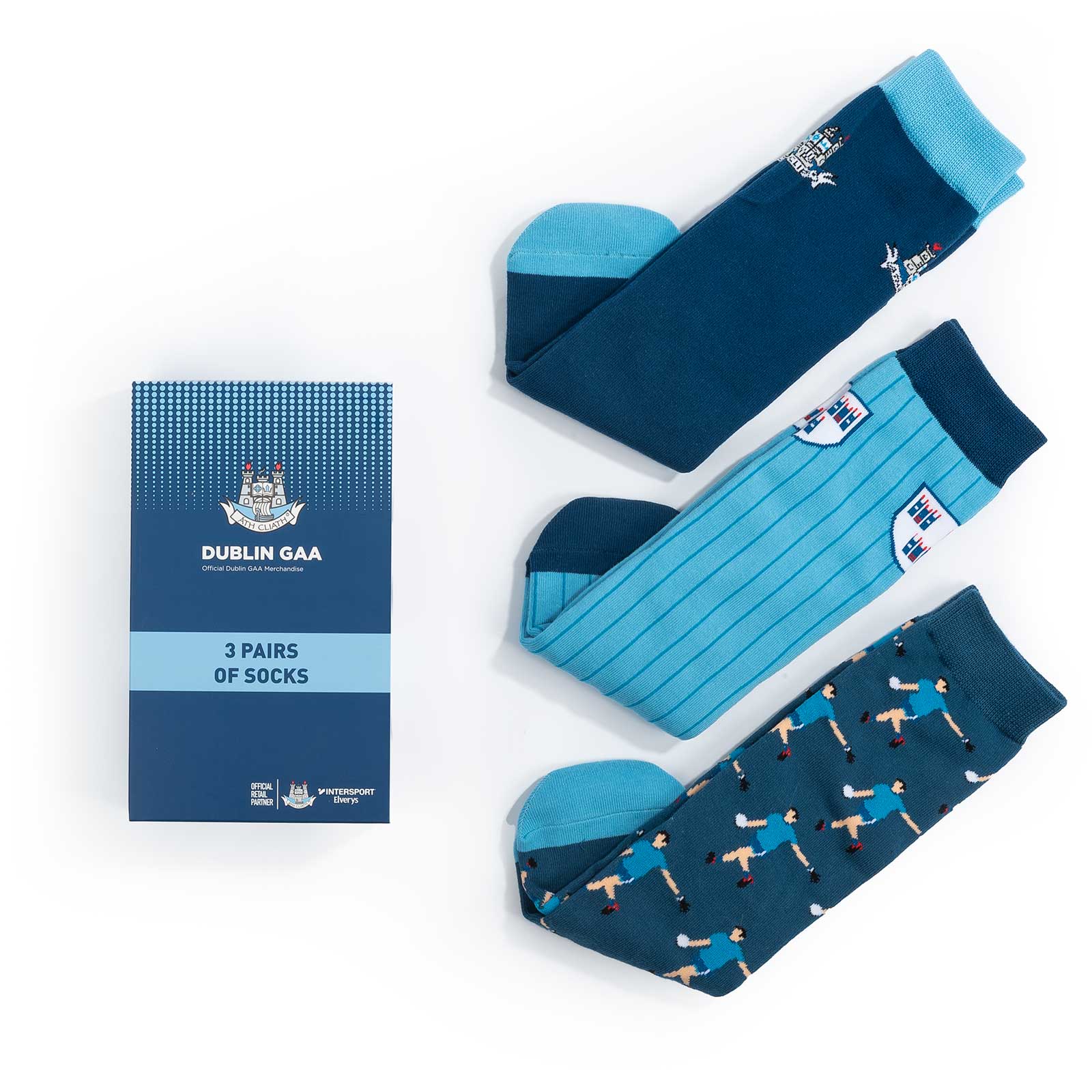 Dublin Gift Box 3 Pack Kids Socks