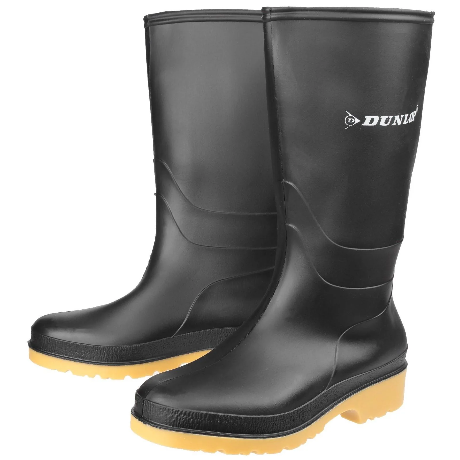 Dunlop Junior Kids Dull Wellington Black - Image 6