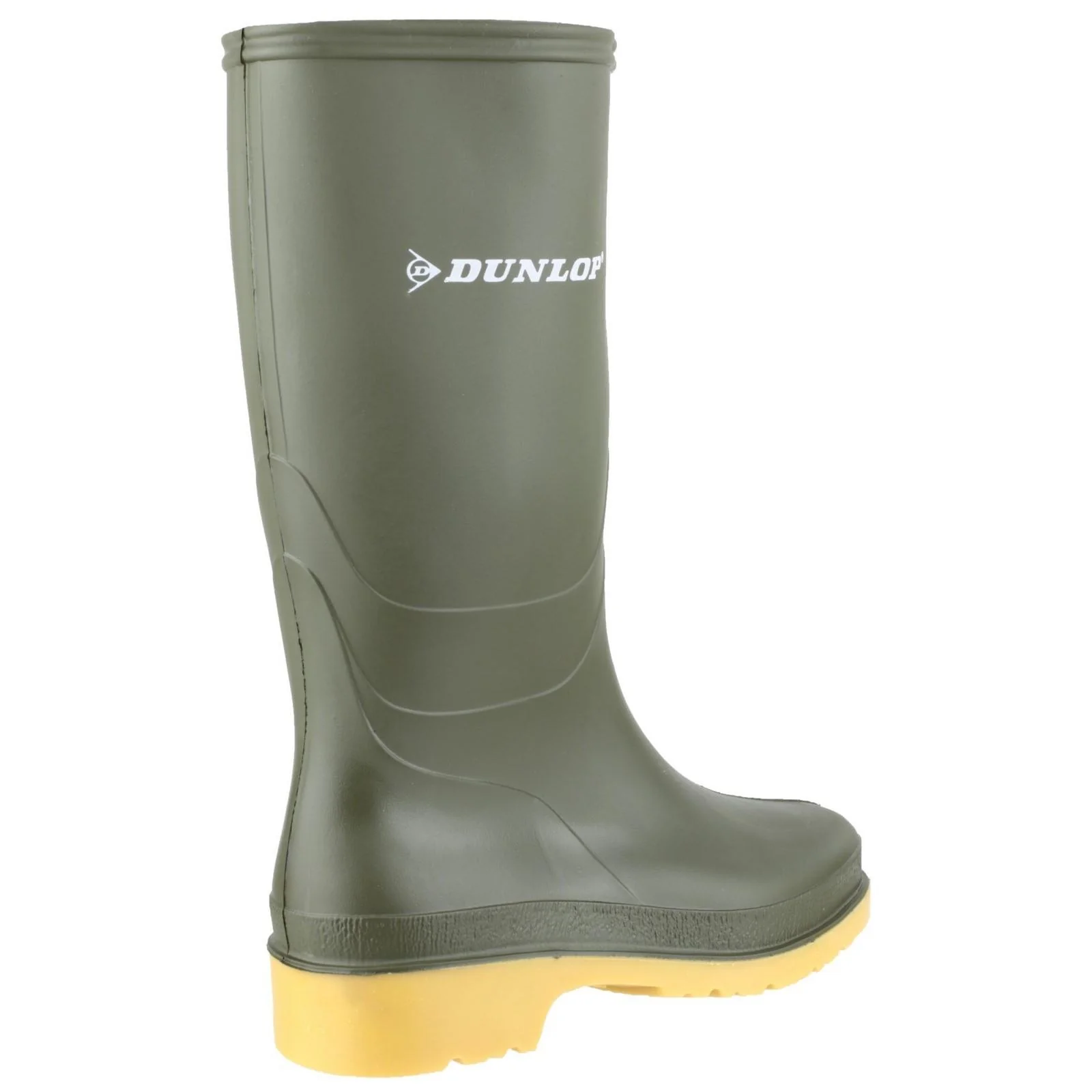 Dunlop Junior Kids Dulls Wellington Boot Green - Image 3