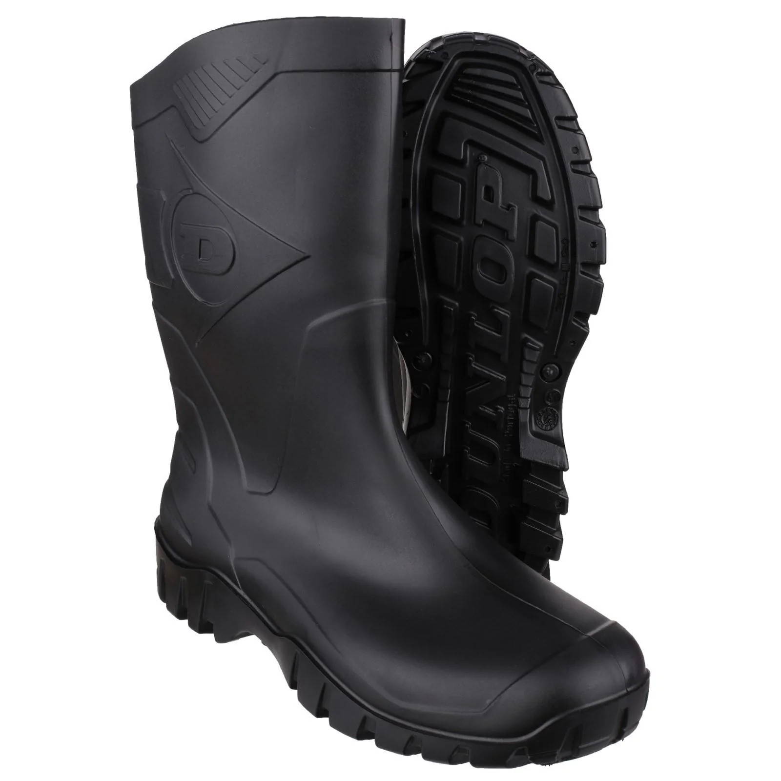 Dunlop Mens Dee Calf Length Wellington Black - Image 4