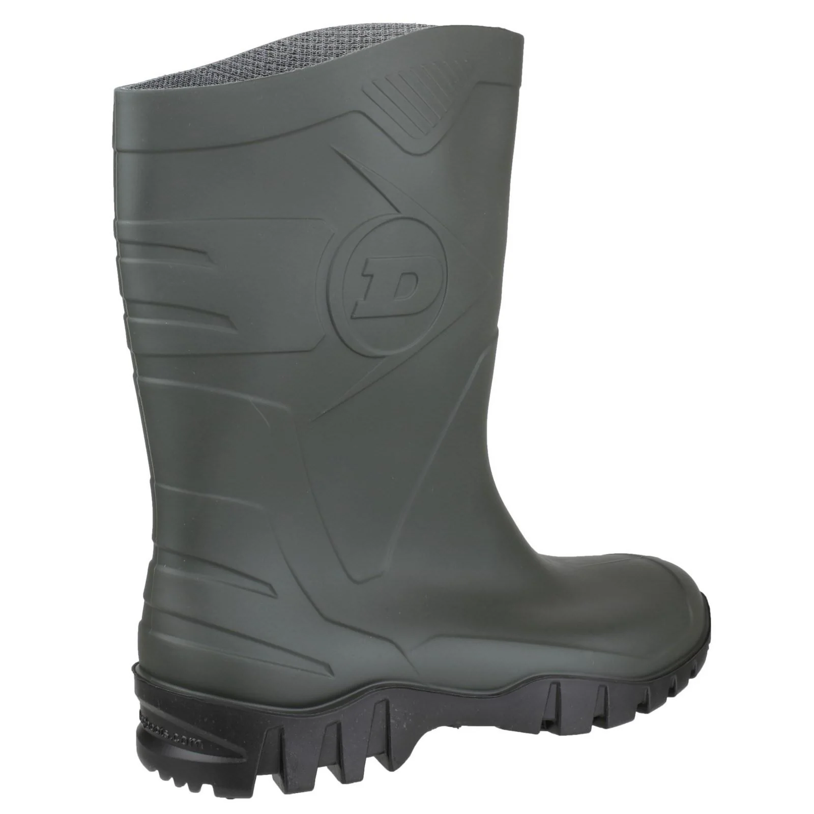 Dunlop Mens Dee Calf Length Wellington Dark Green - Image 3