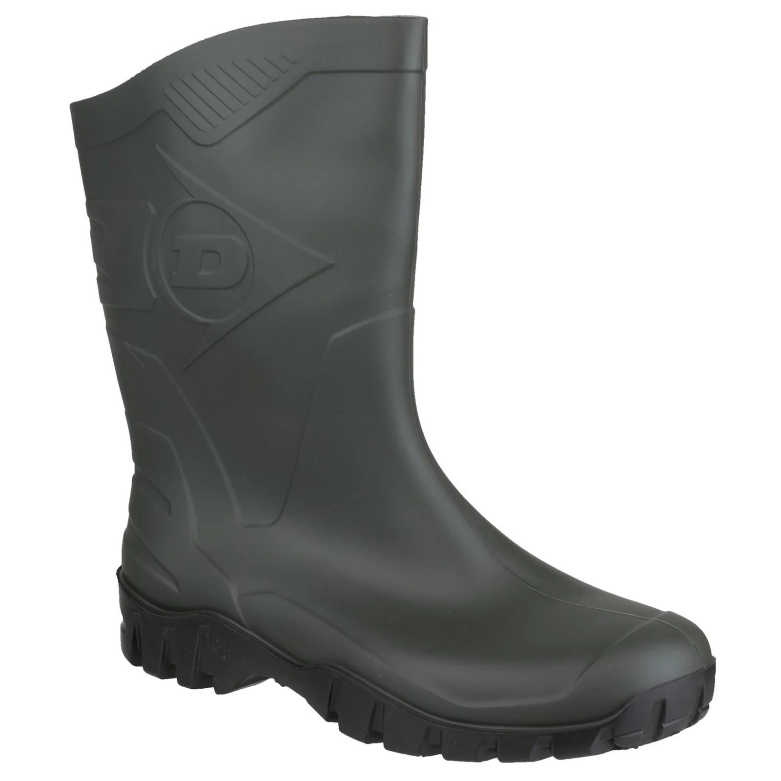 Dunlop Mens Dee Calf Length Wellington Dark Green - Image 6