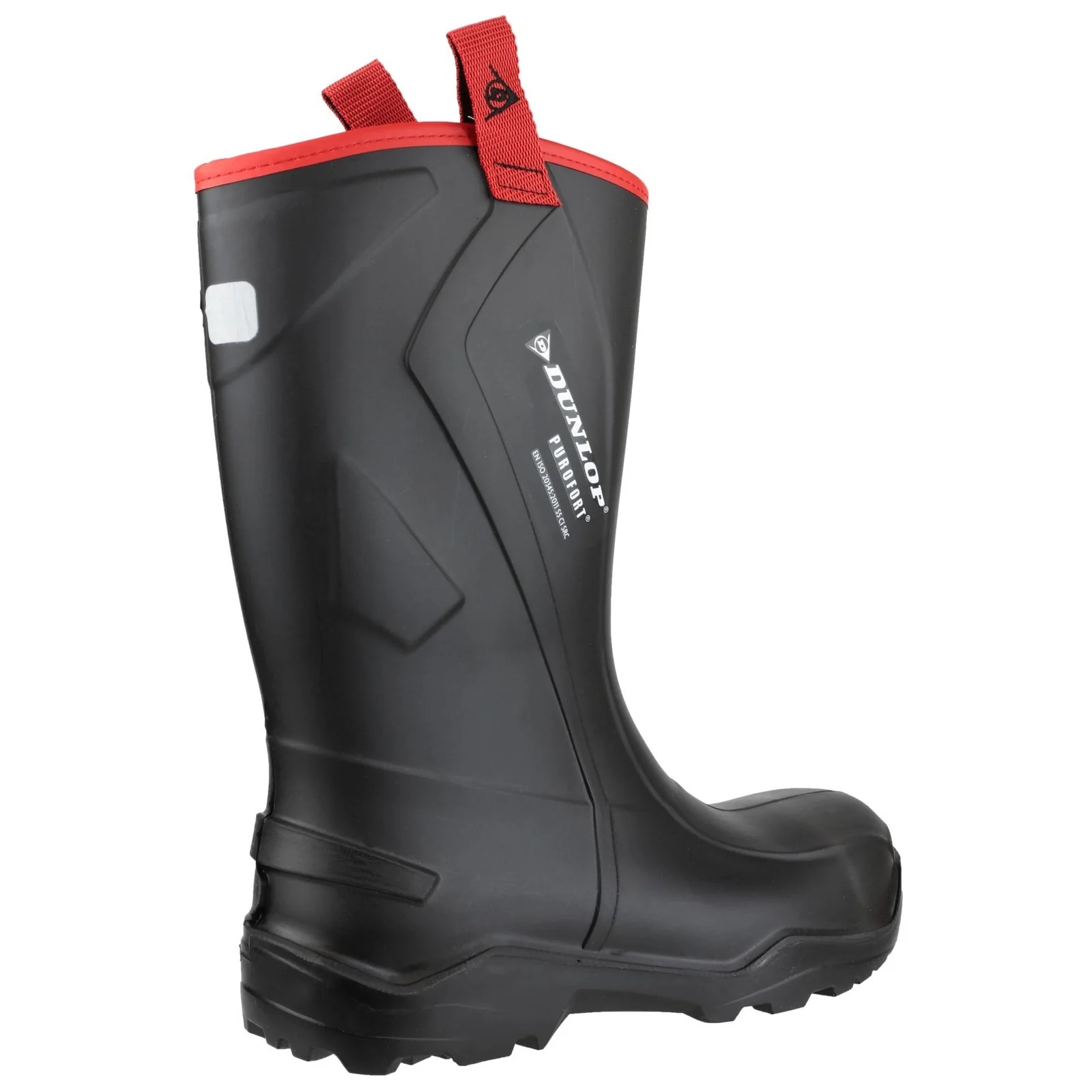 Dunlop Mens Purofort+ Rugged Full Safety Wellingtons Black - Image 3