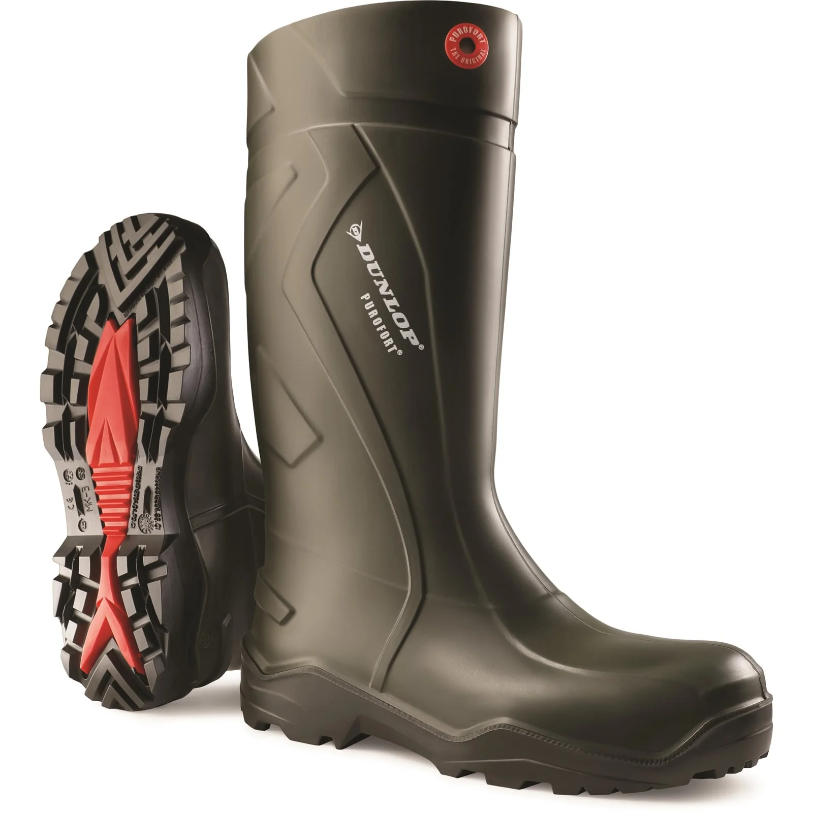 Dunlop Mens Purofort+ Wellington Green - Image 6