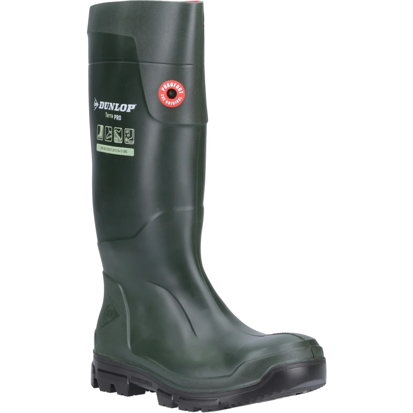 Dunlop Mens TerraPro Wellington Green - Image 5