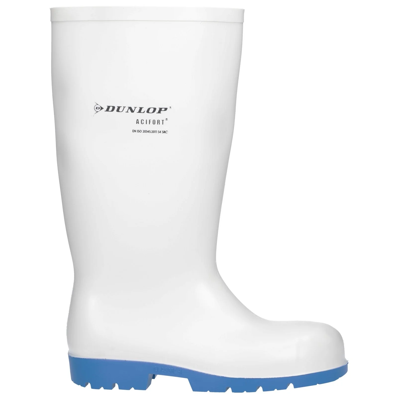 Dunlop Unisex Acifort Classic+ Waterproof Safety Wellington White