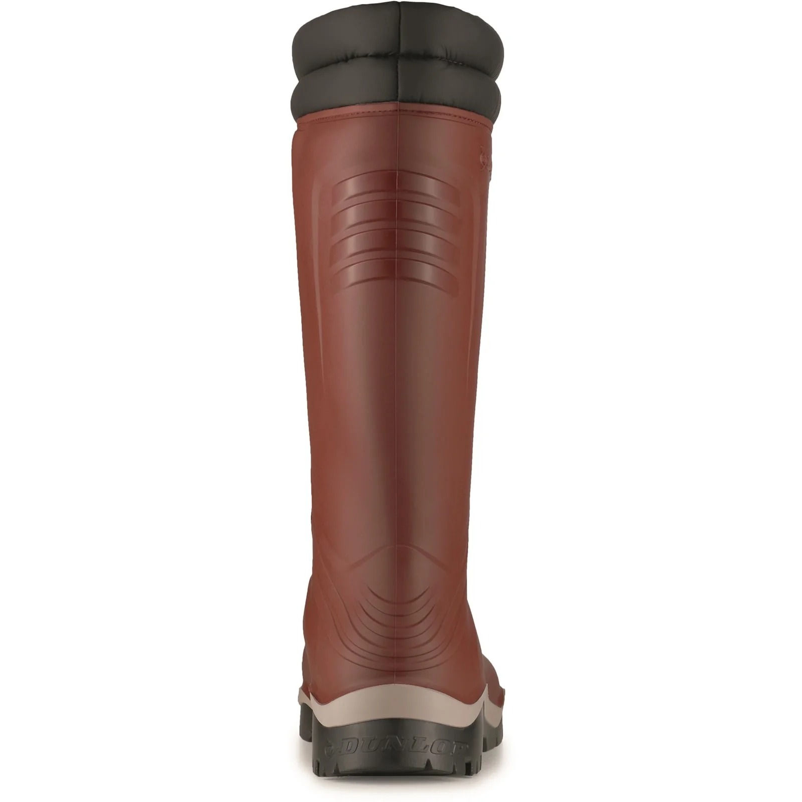 Dunlop Unisex Blizzard Wellington Burgundy/Grey/Black - Image 3