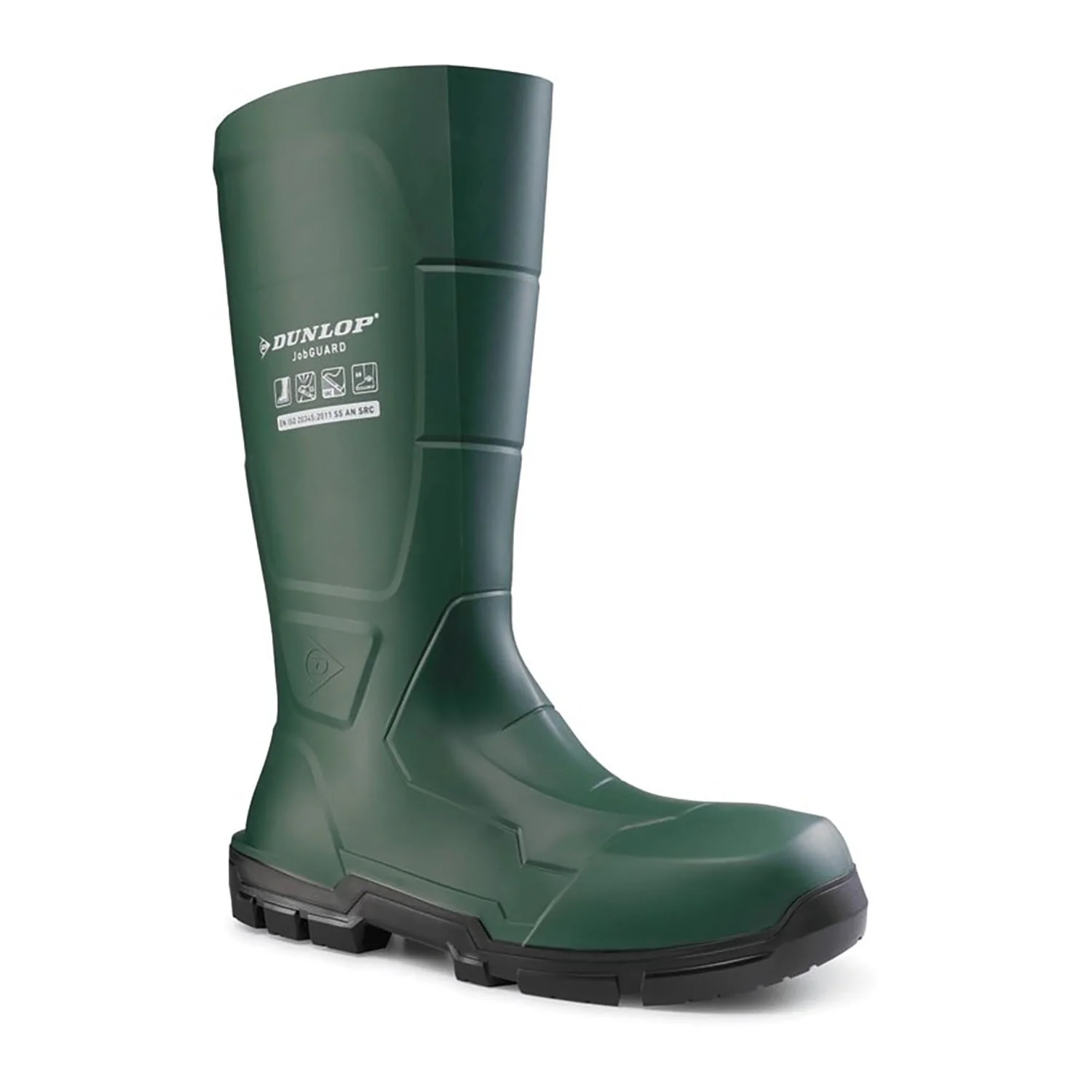 Dunlop Unisex JobGUARD Full Safety Wellington Heritage Green - Image 5