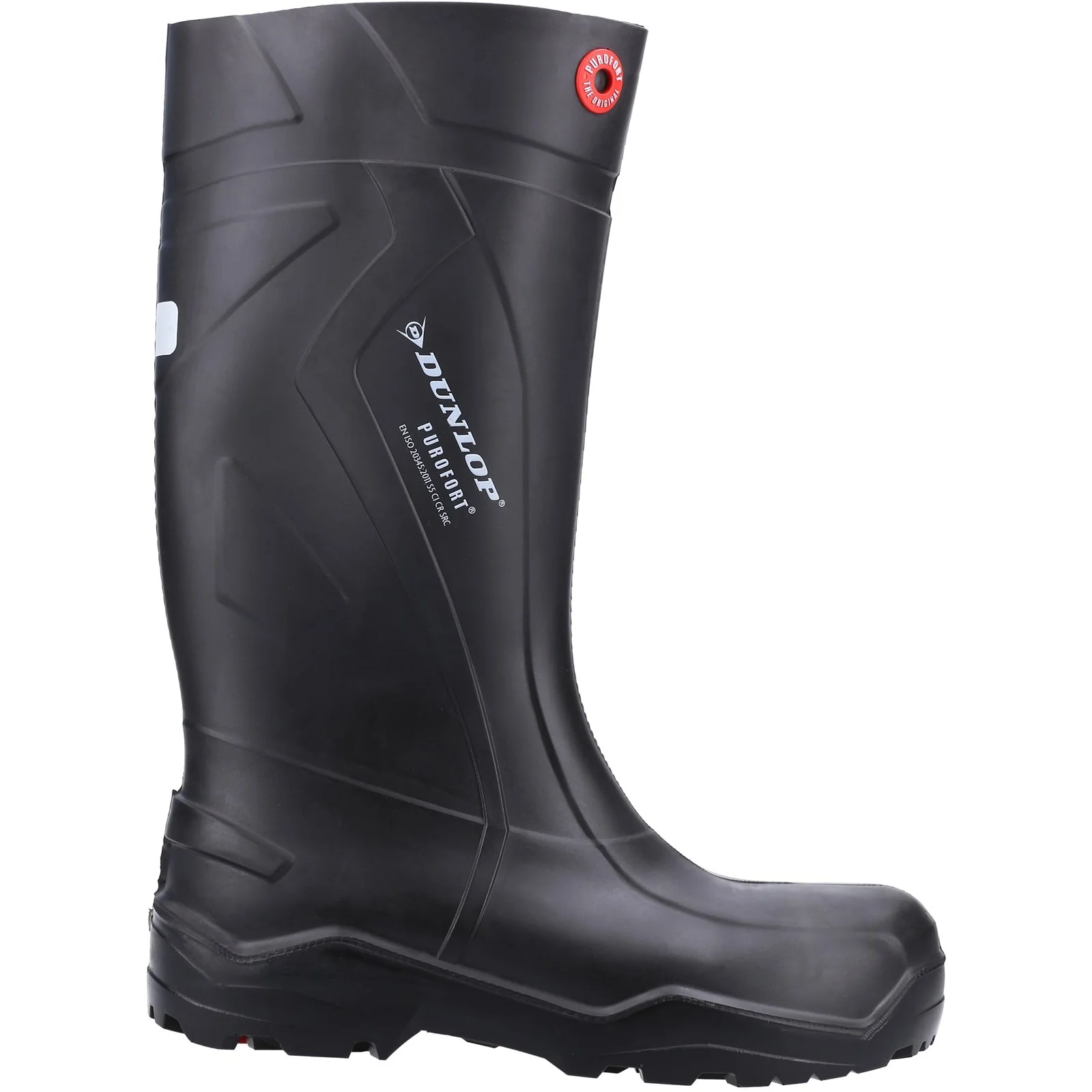 Dunlop Unisex Purofort+ Full Safety Wellington Black