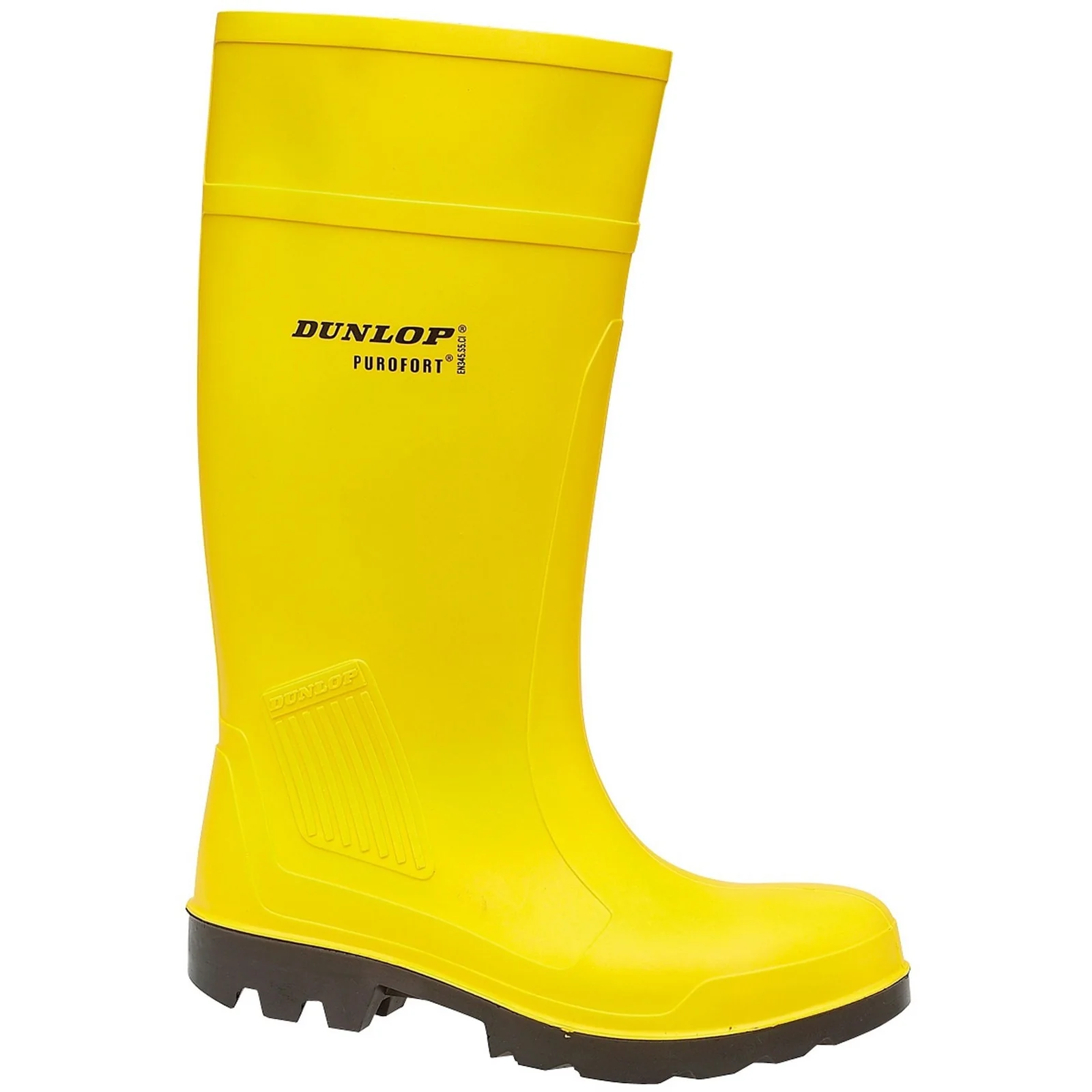 Dunlop Unisex Purofort Professional Full Safety Wellington Yellow