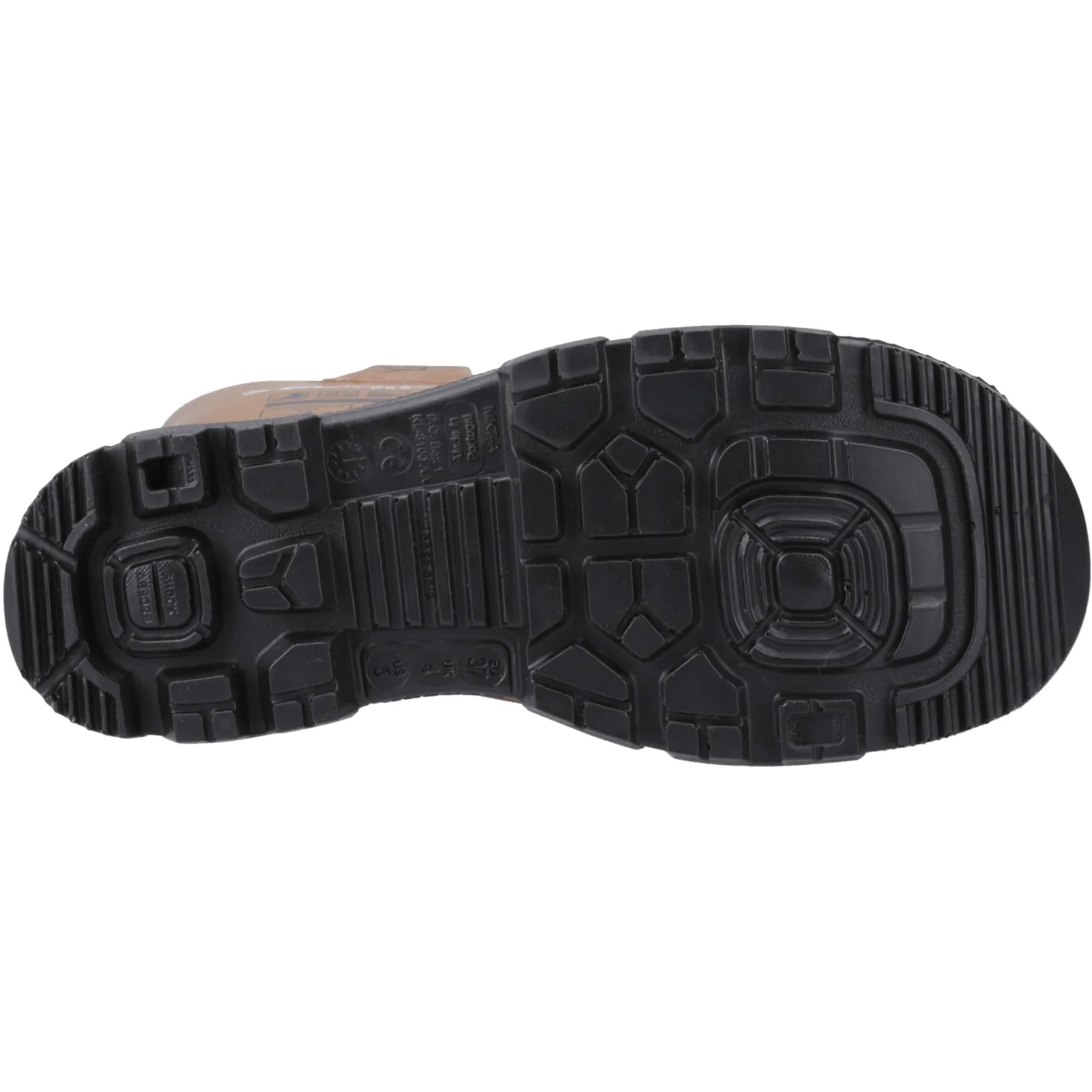 Dunlop Unisex Purofort RigPRO Full Safety Synthetic Fur lining Wellington Brown/Black - Image 3