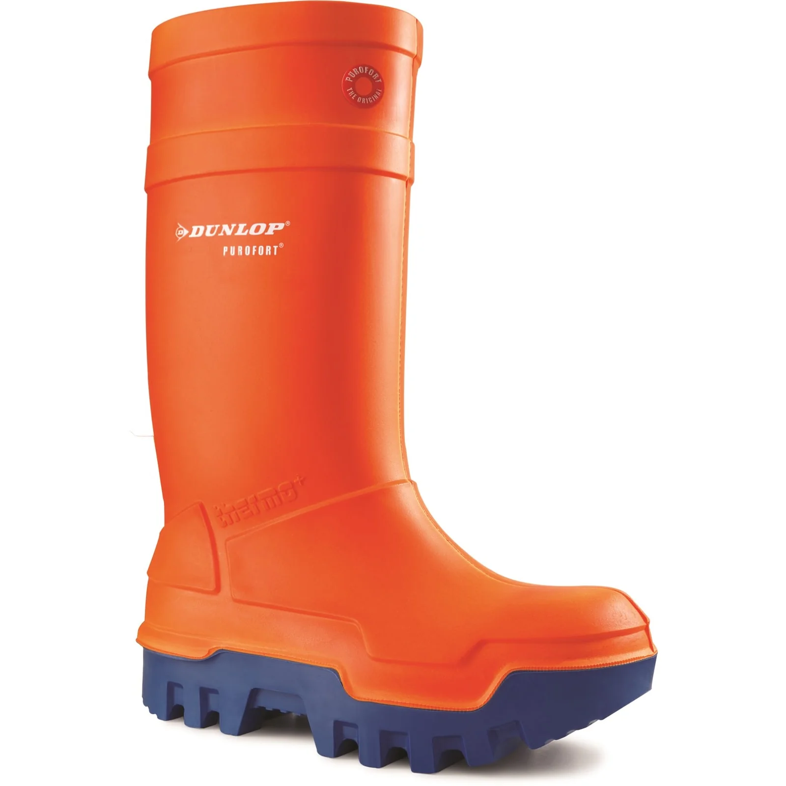 Dunlop Unisex Purofort Thermo+ Full Safety Wellington Orange - Image 6