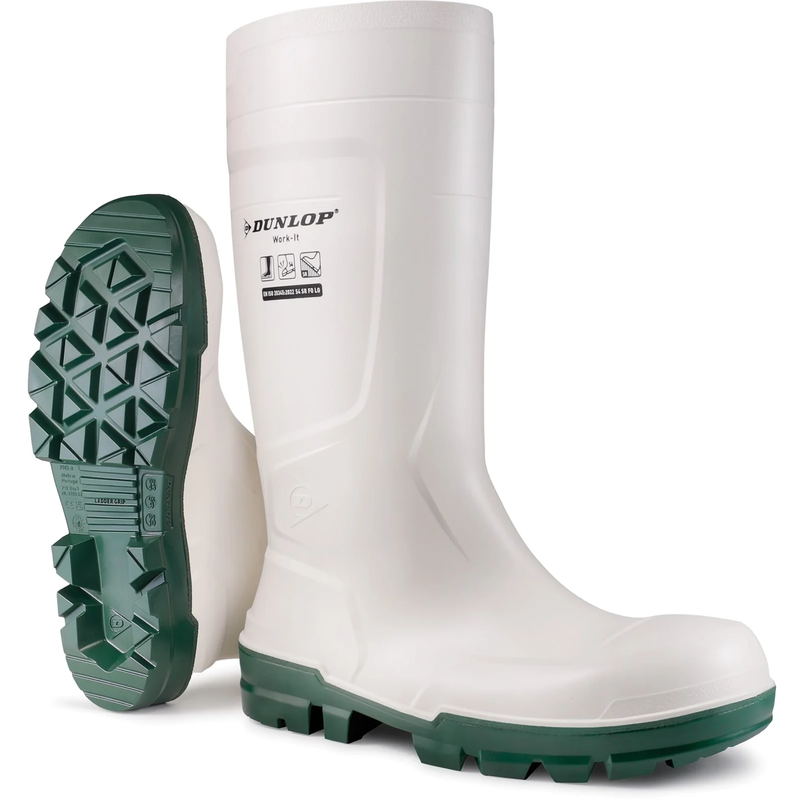 Dunlop Unisex Work-It Safety Wellington White