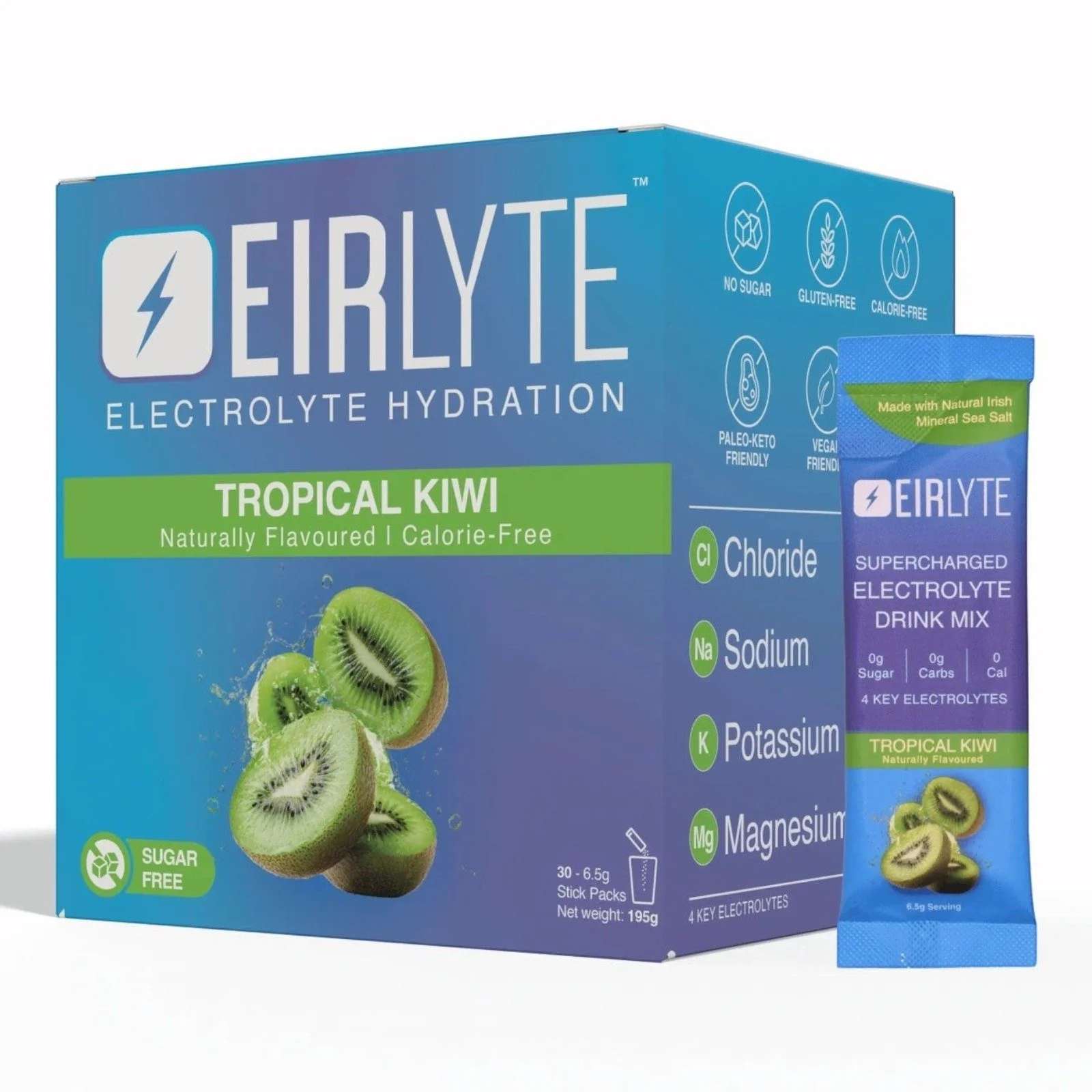 EirLyte Electrolyte Drink Mix Powder Variety Pack - 30 Pack
