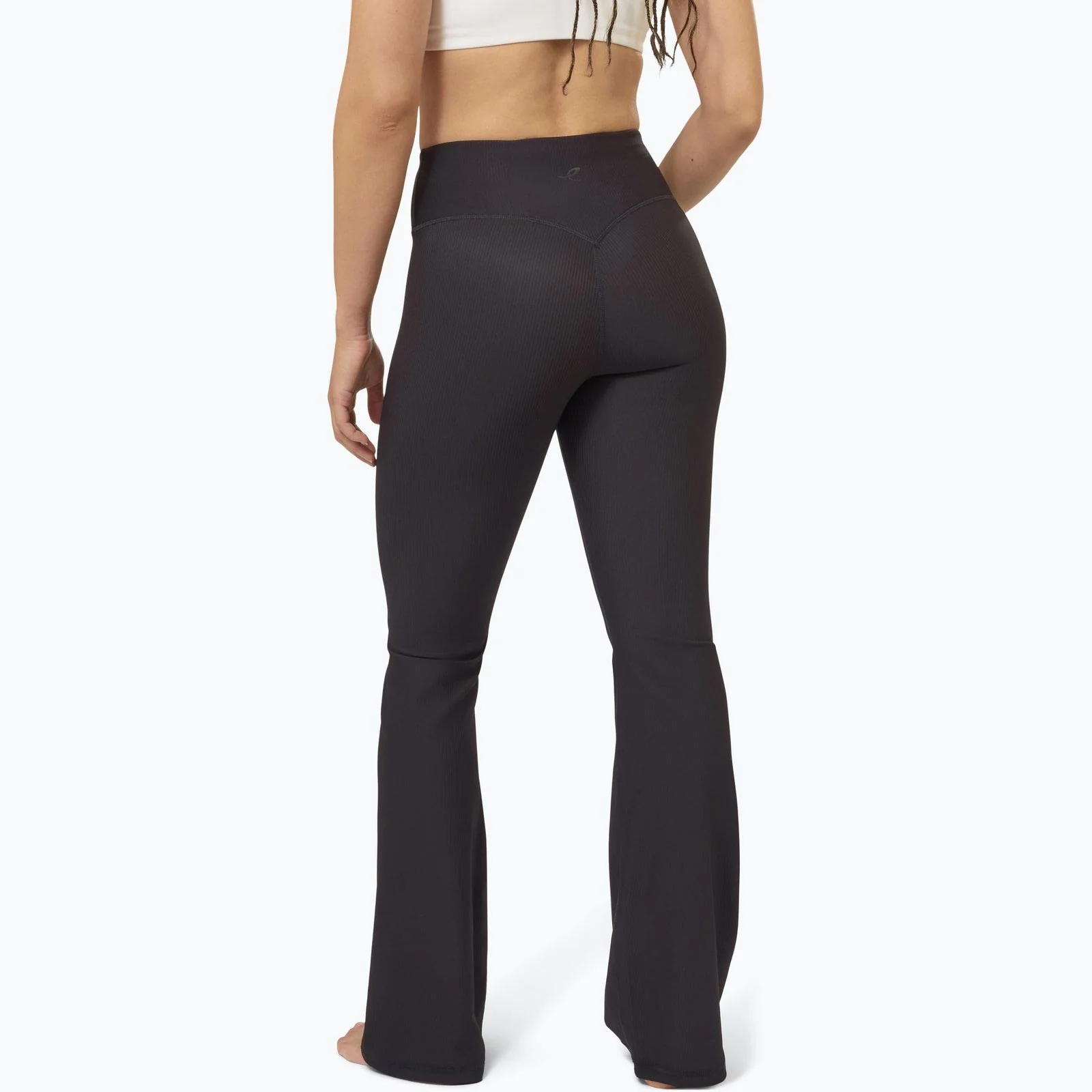 Energetics Ayla Womens Ribbed Flared Tights - Image 2